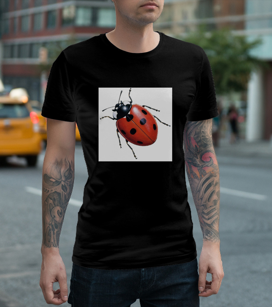 North American Ladybug Red And Black Insect T-Shirt