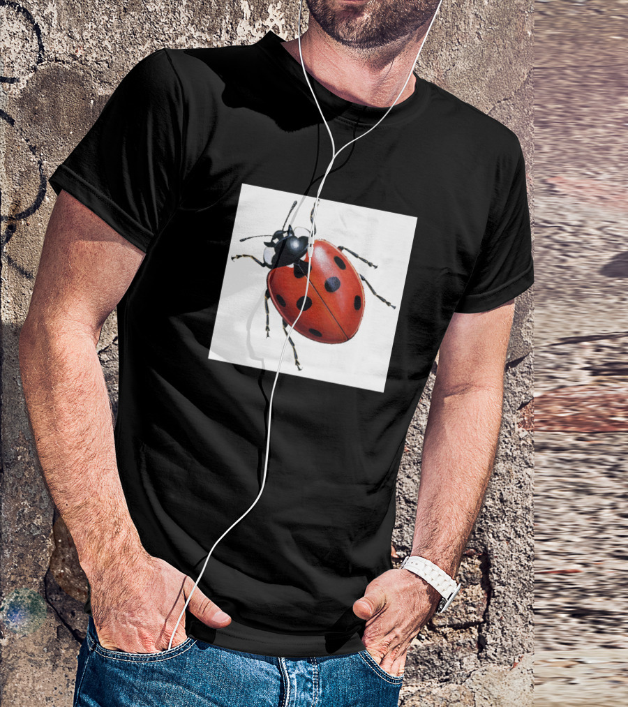 North American Ladybug Red And Black Insect T-Shirt