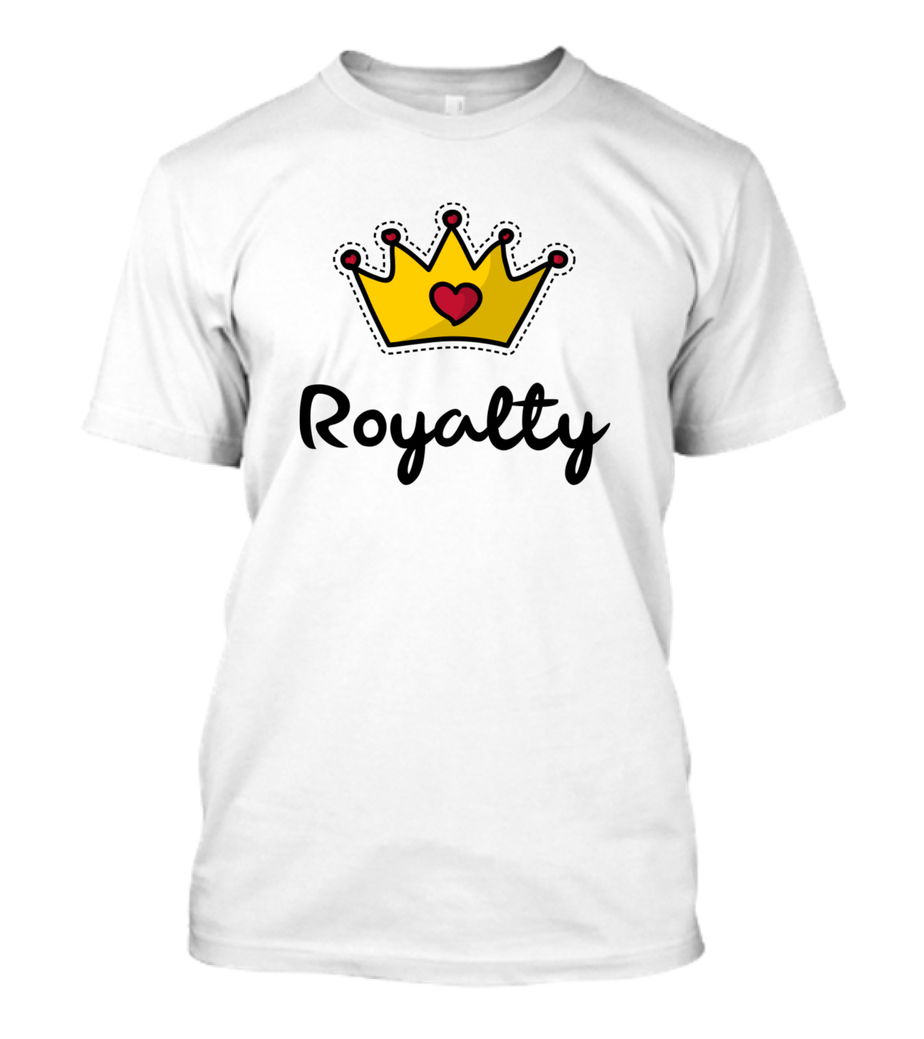 Royalty Crown With Heart Accents T-Shirt