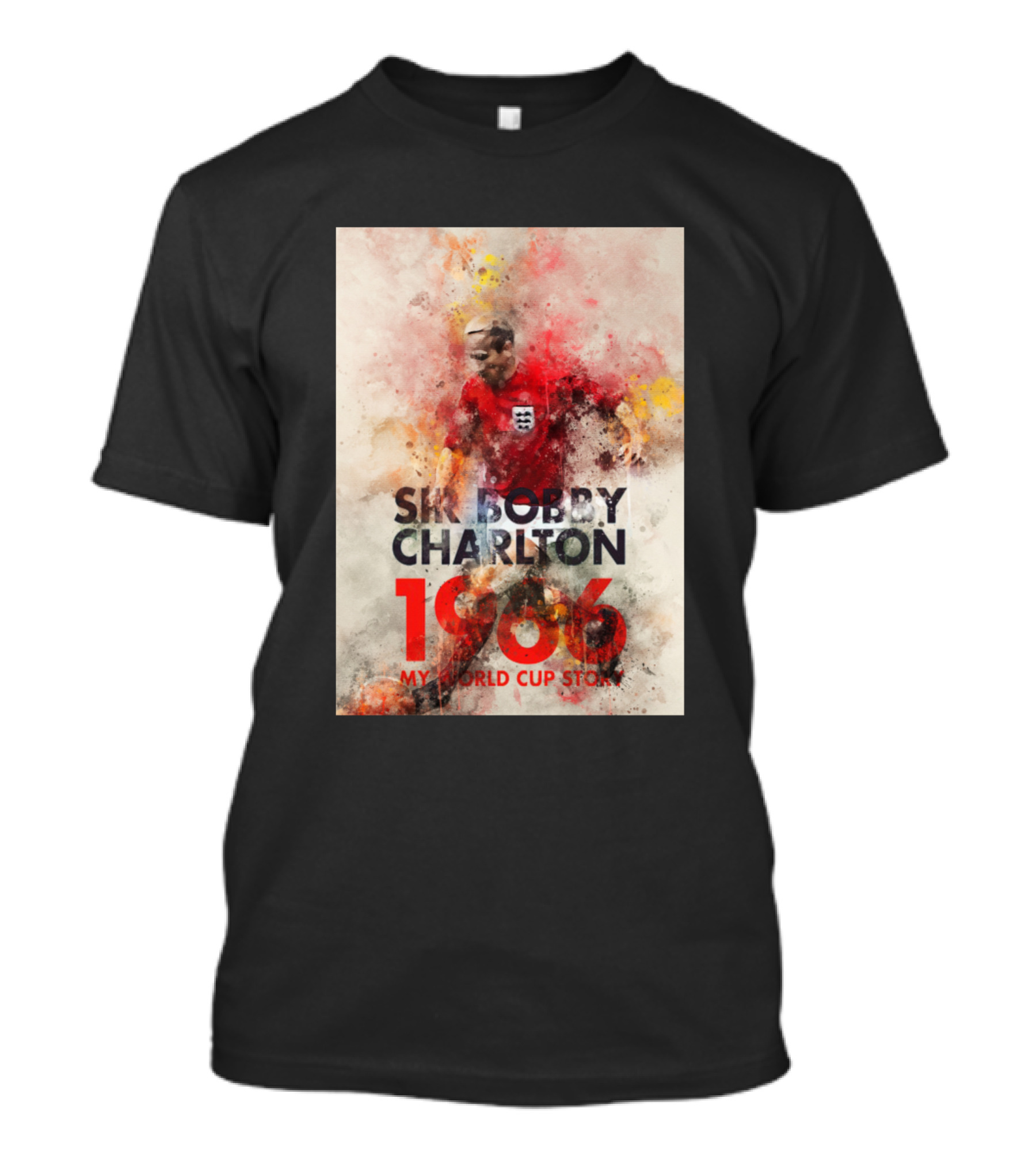 Sir Bobby Charlton 1966 My World Cup Story T-Shirt