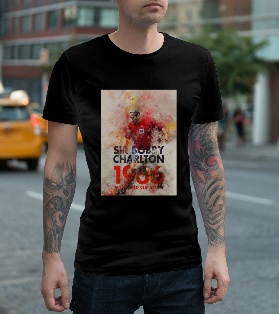 Sir Bobby Charlton 1966 My World Cup Story T-Shirt
