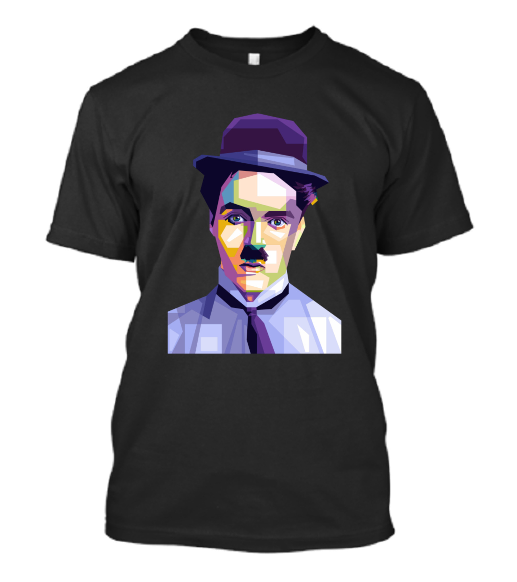 Charlie Chaplin Geometric Pop T-Shirt