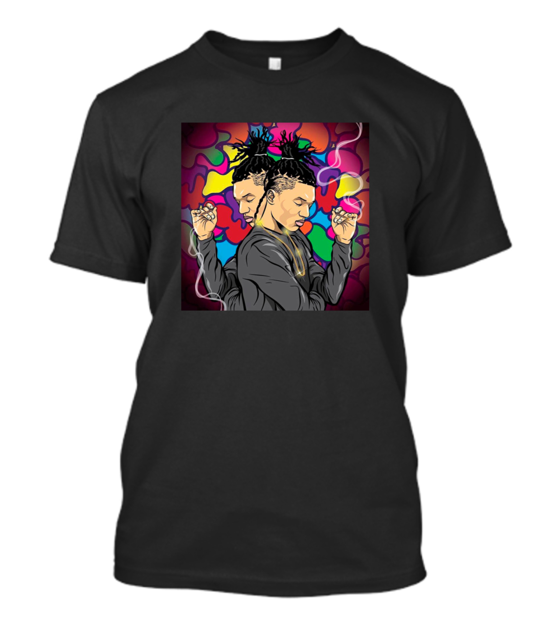 Swae Lee Vibrant Urban Psychedelic T-Shirt