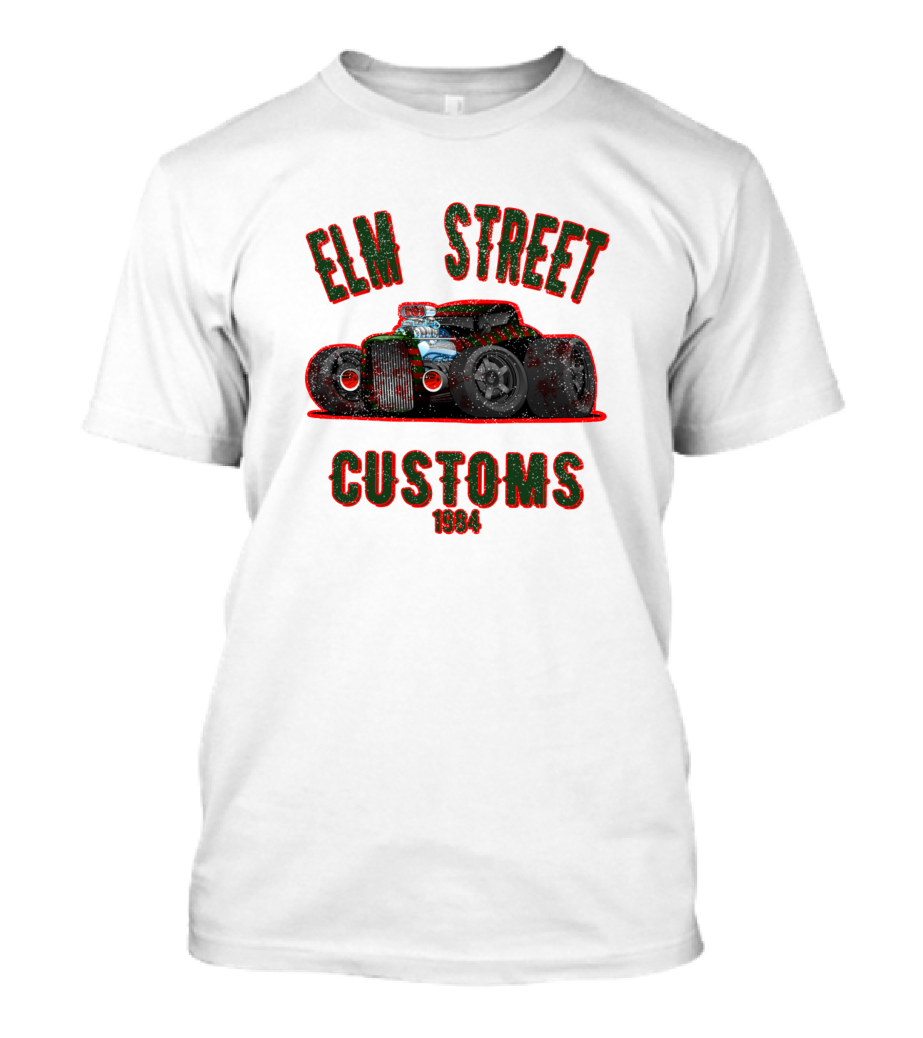 Elm Street Customs 1984 Vintage Hot Rod T-Shirt