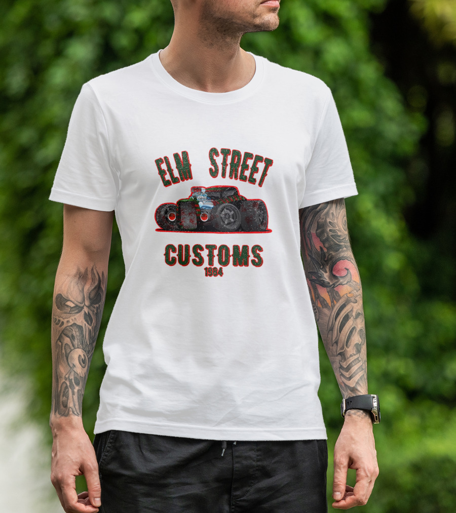 Elm Street Customs 1984 Vintage Hot Rod T-Shirt