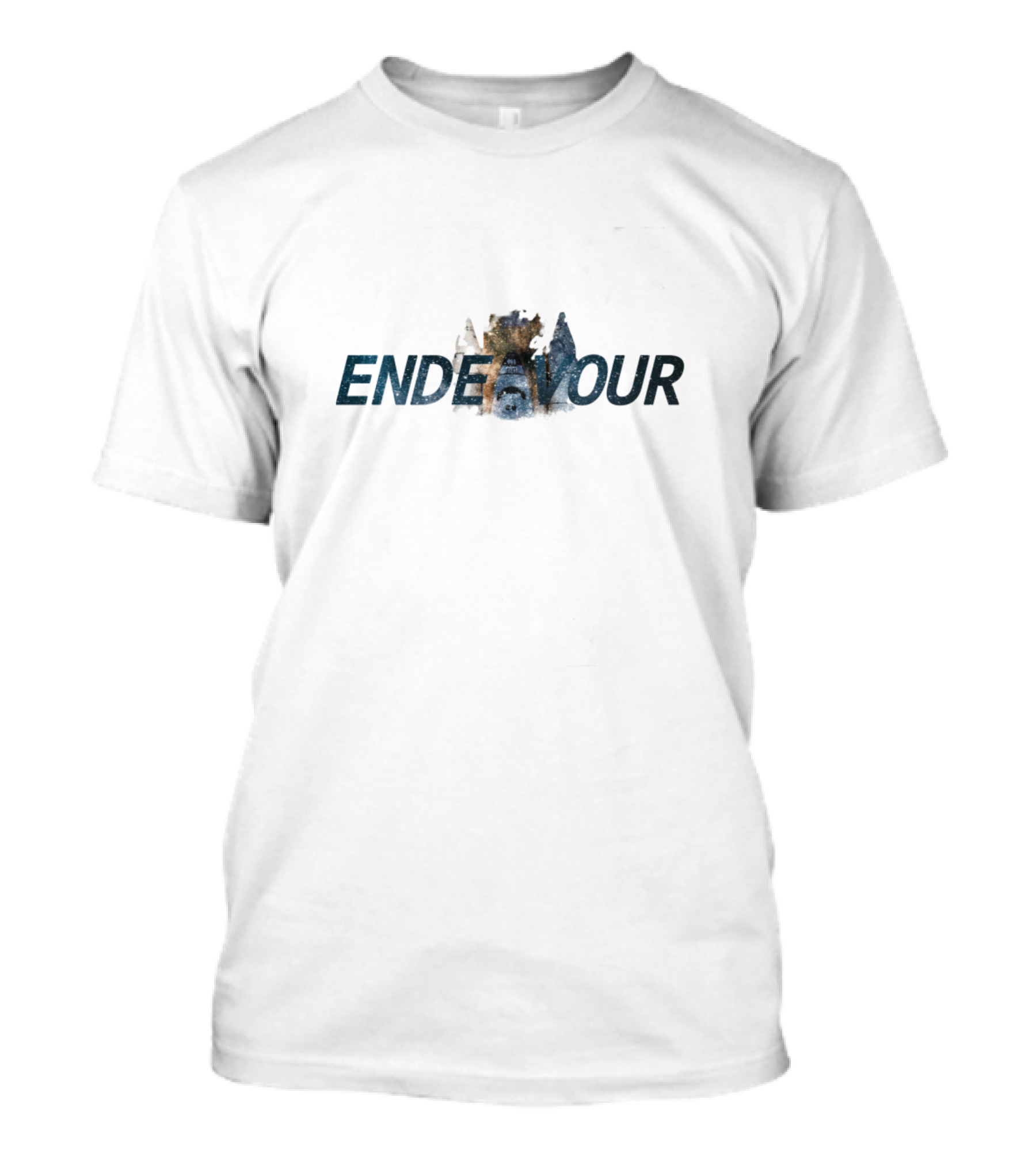 Endeavour Spaceship NASA Shuttle Galaxy T-Shirt
