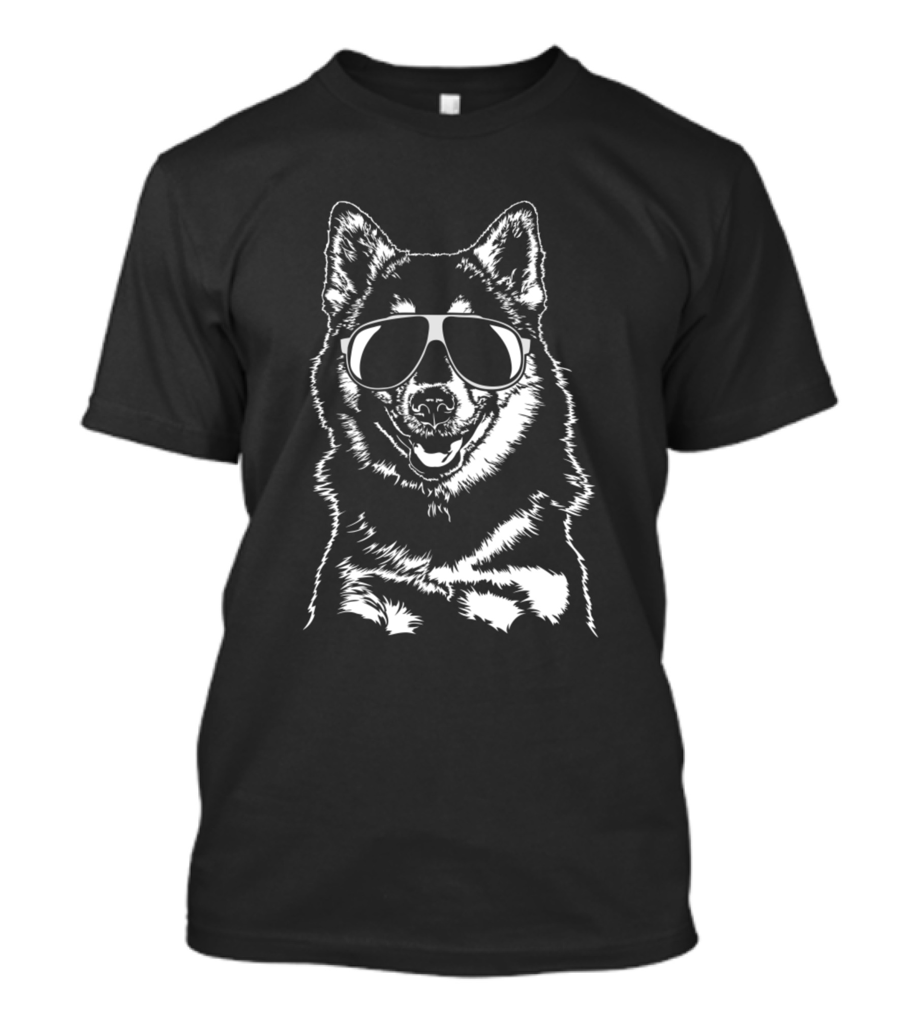 Proud Pomsky Wearing Cool Sunglasses Stylish Dog T-Shirt