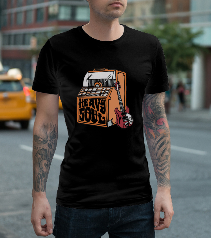 Heavy Soul Jukebox And Guitar T-Shirt