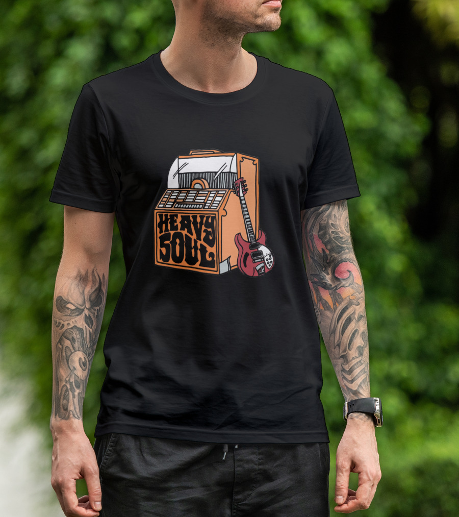 Heavy Soul Jukebox And Guitar T-Shirt