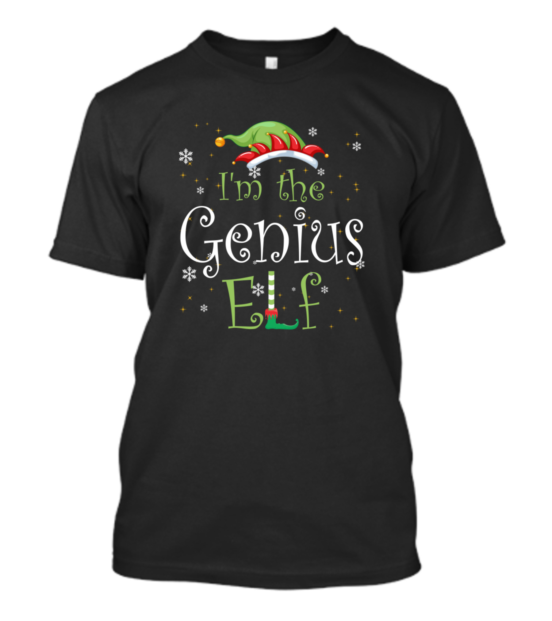 I'm The Genius Elf Christmas Idea Xmas Family Holiday Magic T-Shirt
