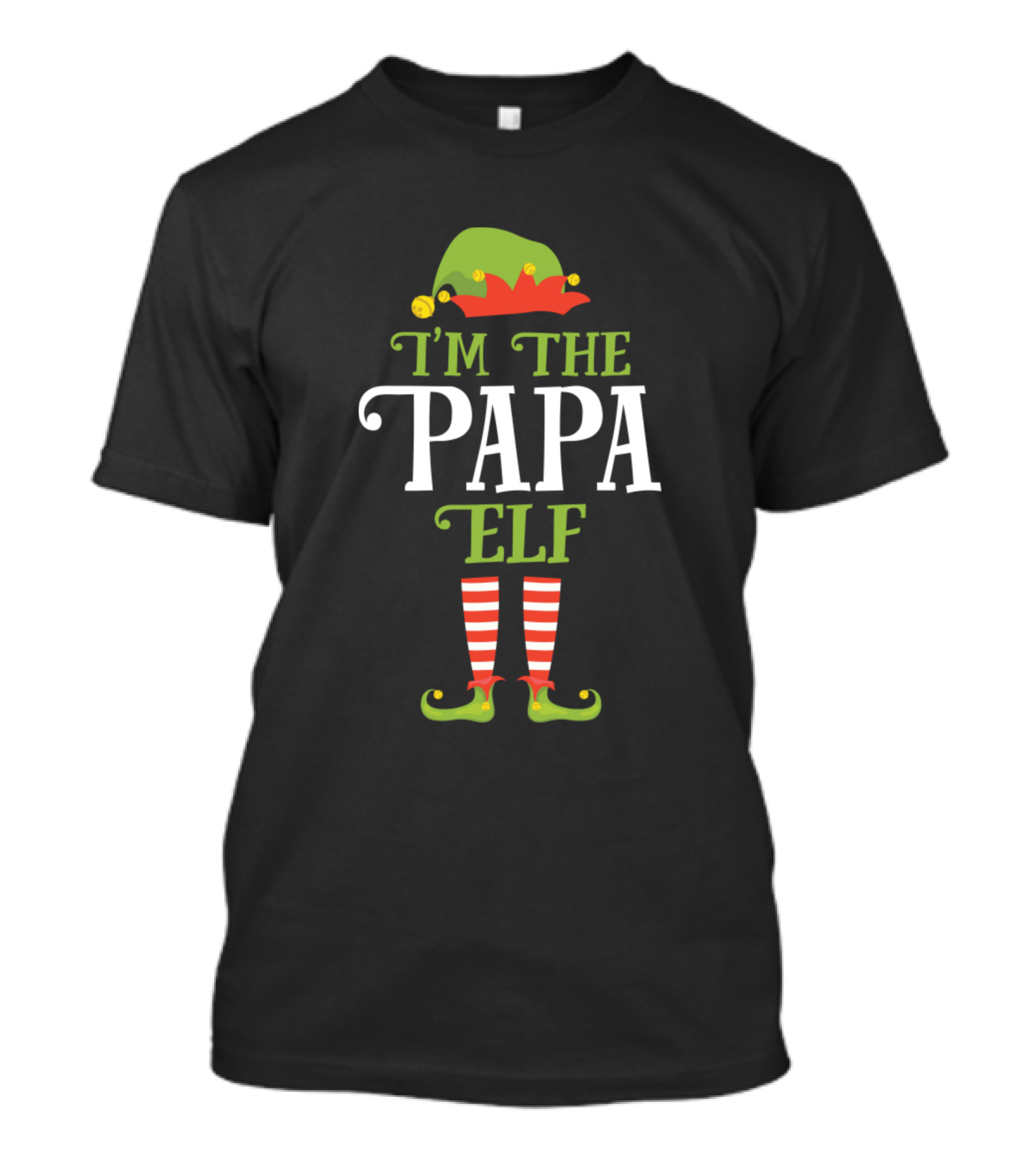 I'm The Papa Elf Christmas Family Idea Xmas T-Shirt