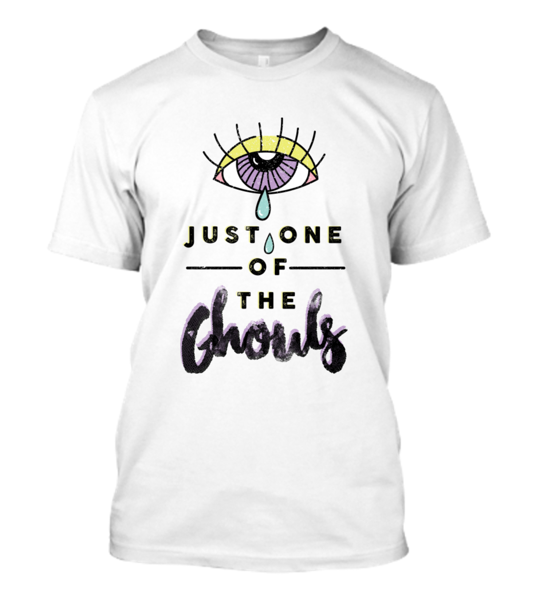 Just One Of The Ghouls Pastel Teardrop Eye T-Shirt
