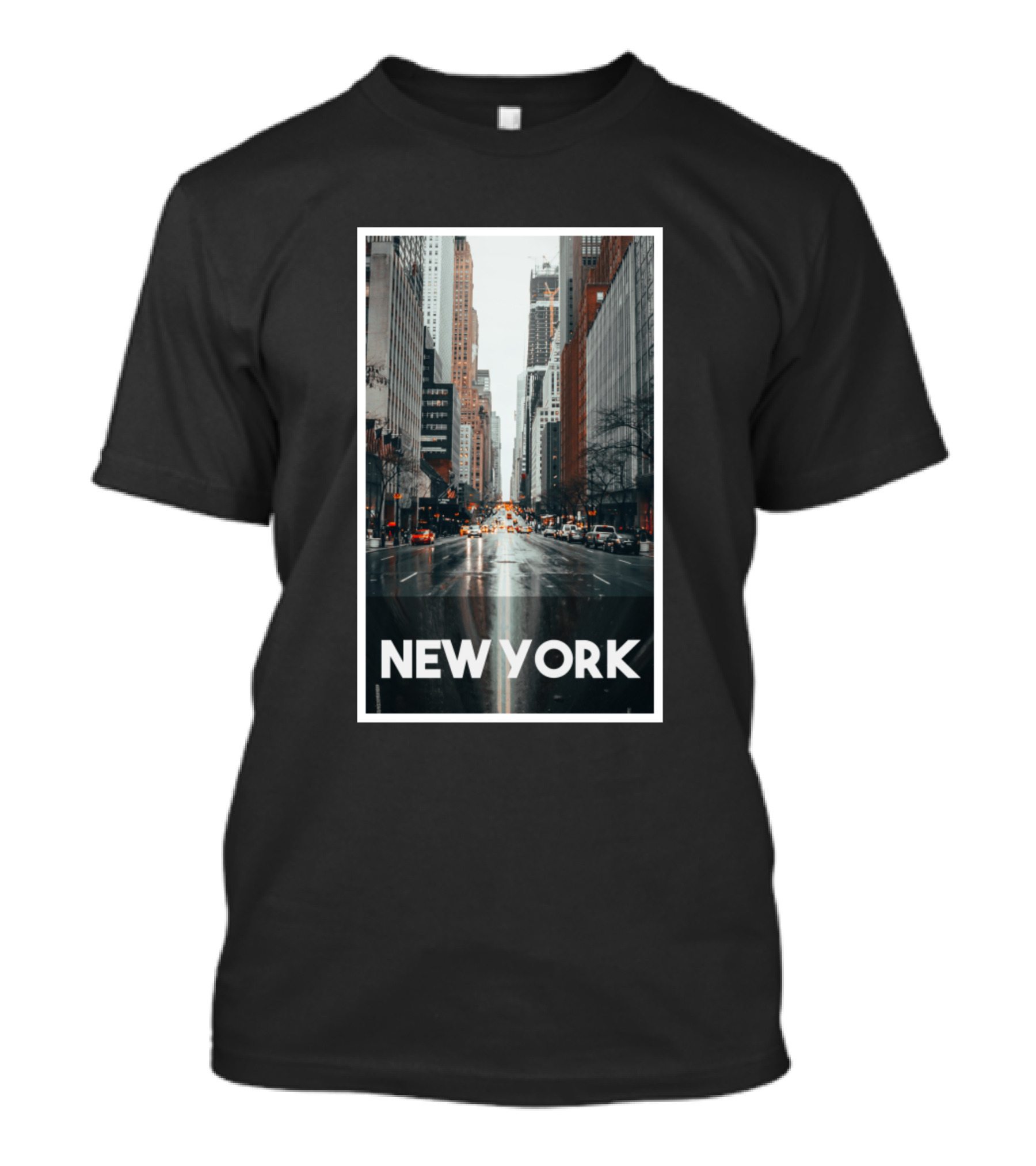New York City Street Scene Urban Photography T-Shirt