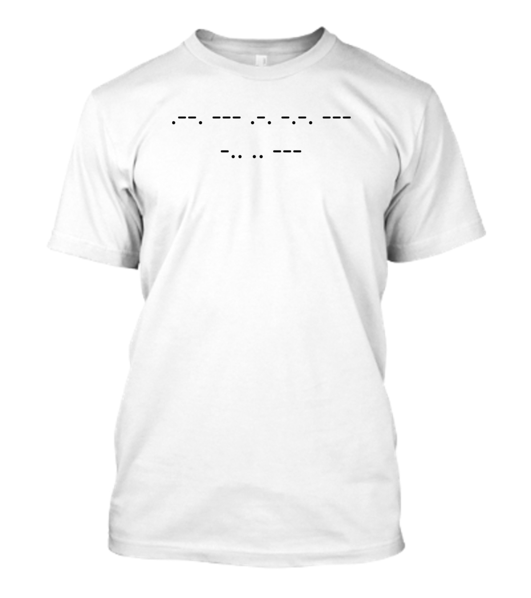 P0rc0 D10 Morse Code Message T-Shirt