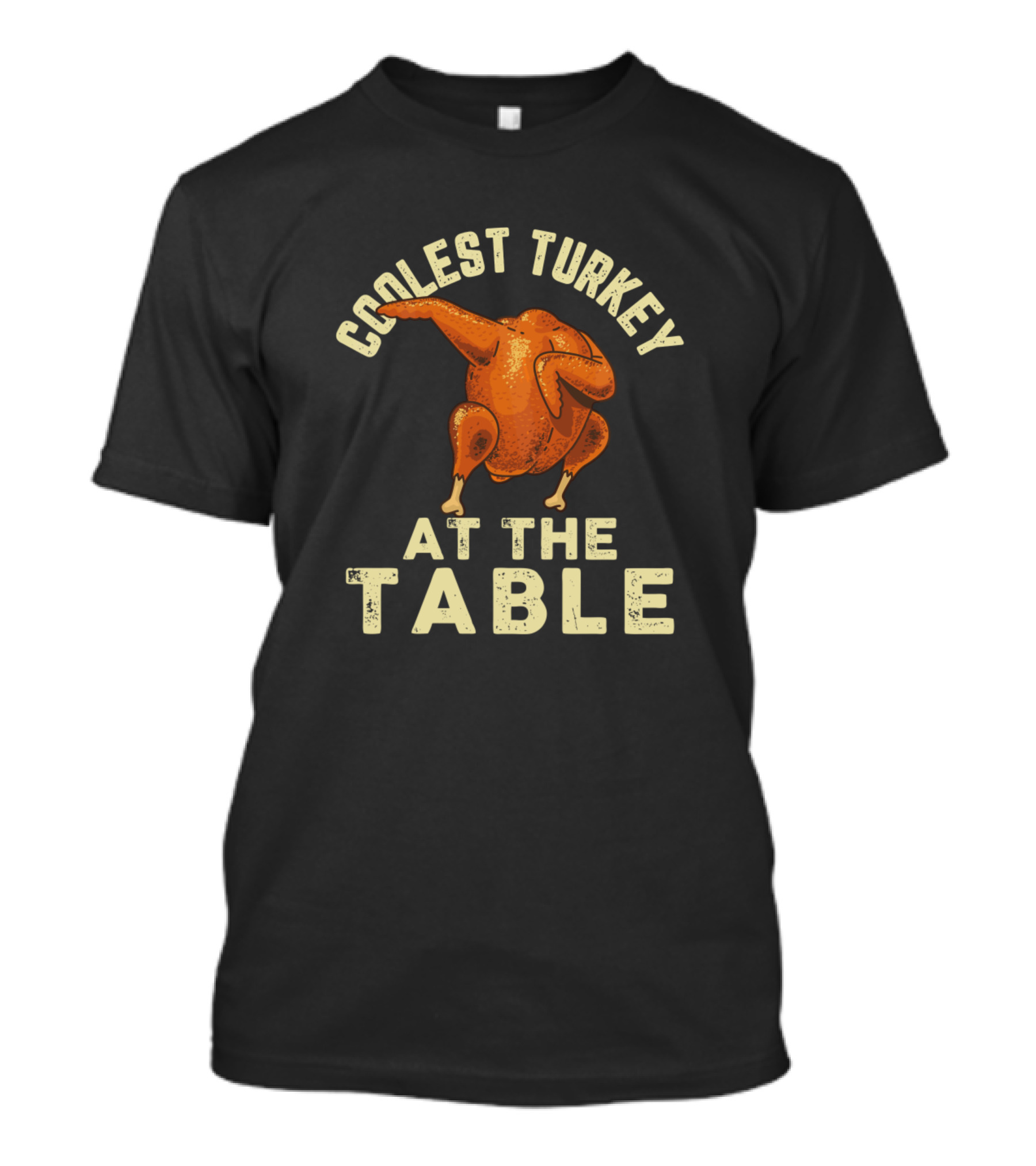 Retro Coolest Turkey Dance At The Table T-Shirt