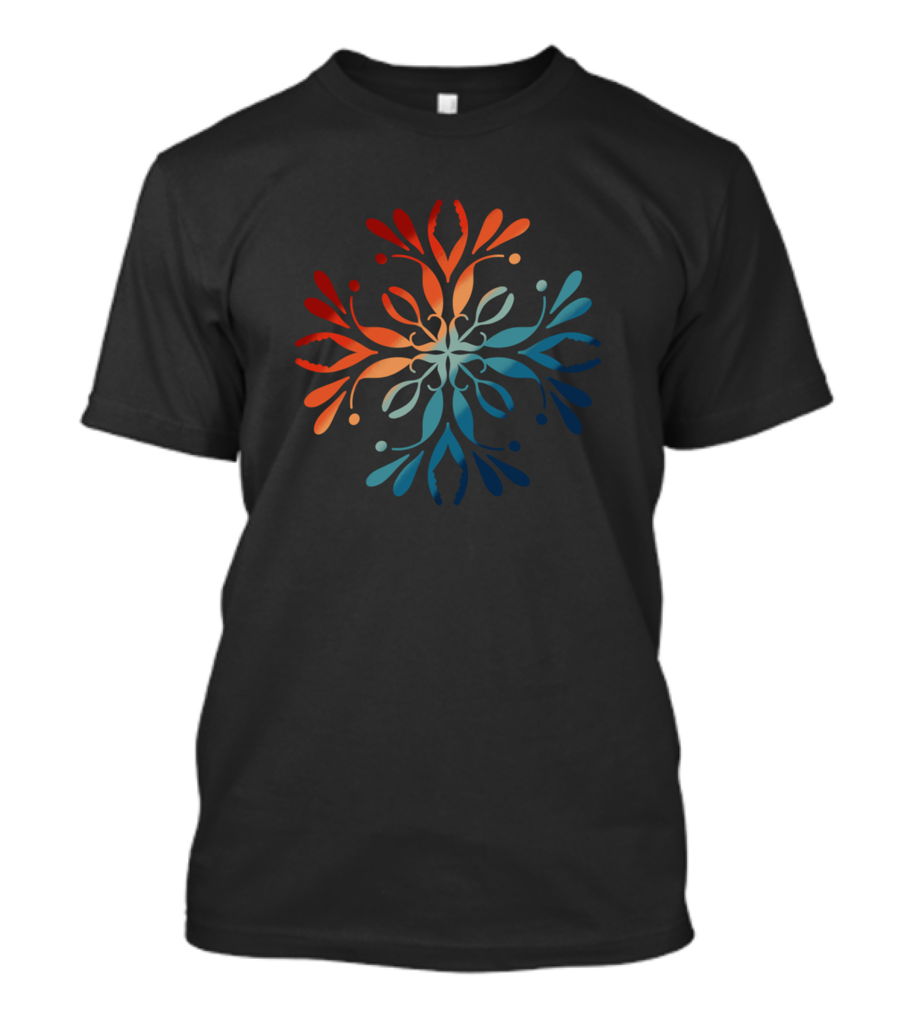 Retro Mandala Bohemian Colorful Symmetry T-Shirt