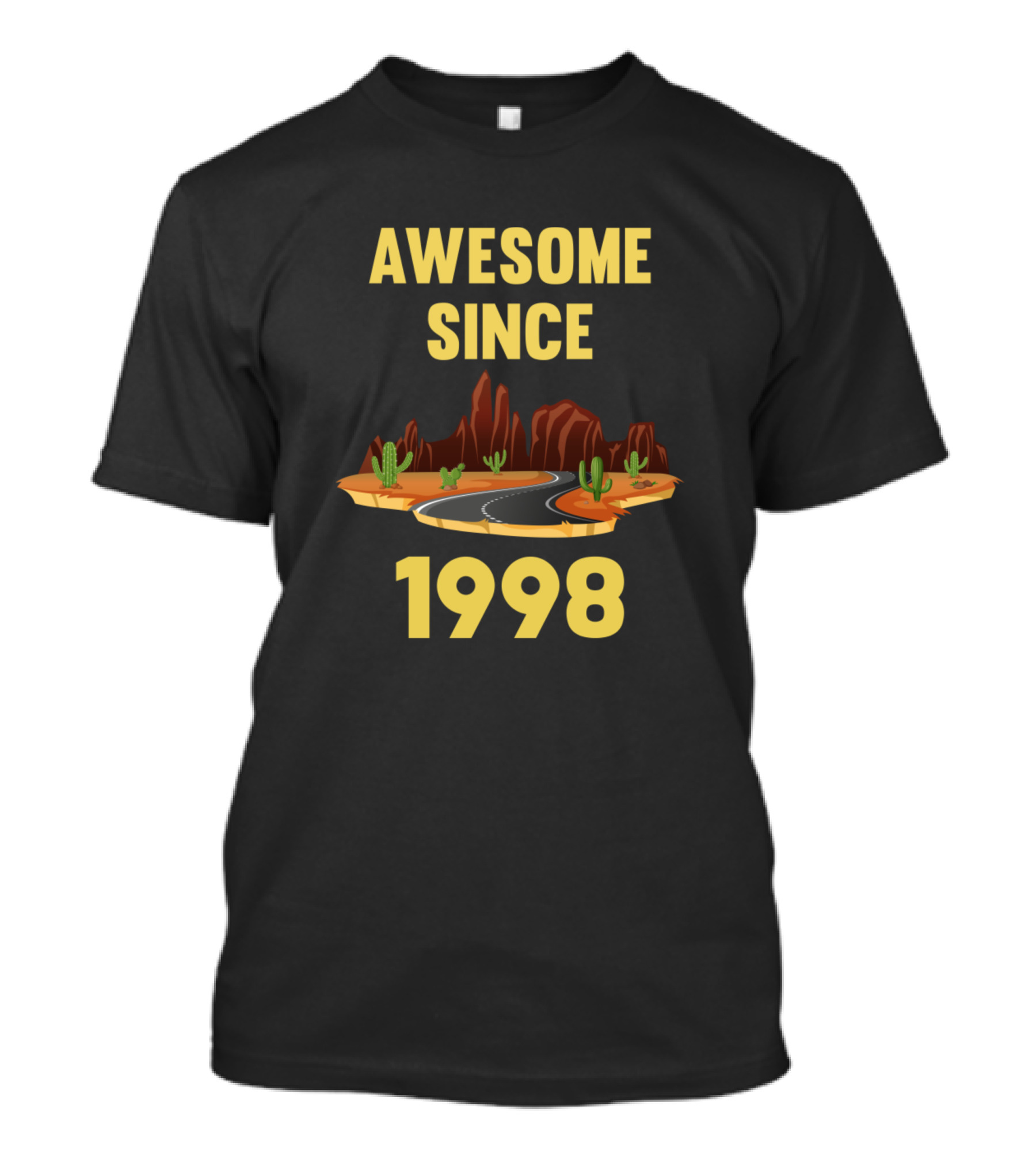 AWESOME SINCE 1998 Desert Road Adventure T-Shirt