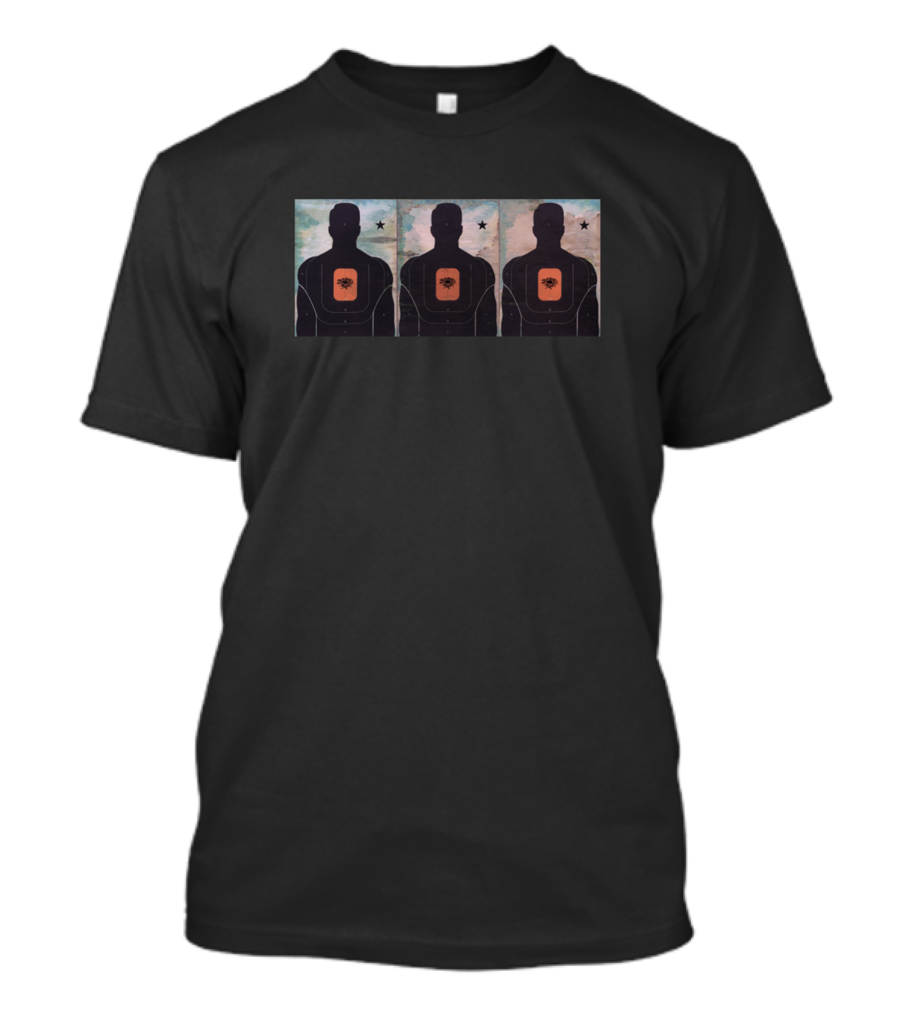 Three Stars Risk Target Silhouette Trio T-Shirt