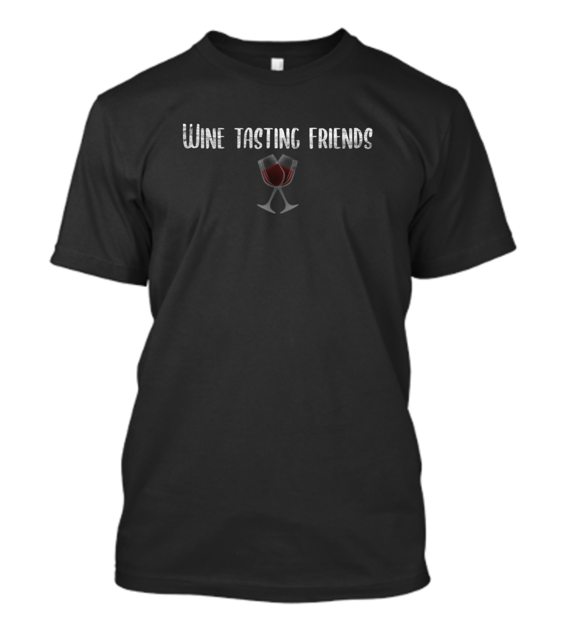 Wine Tasting Friends Clinking Glasses T-Shirt