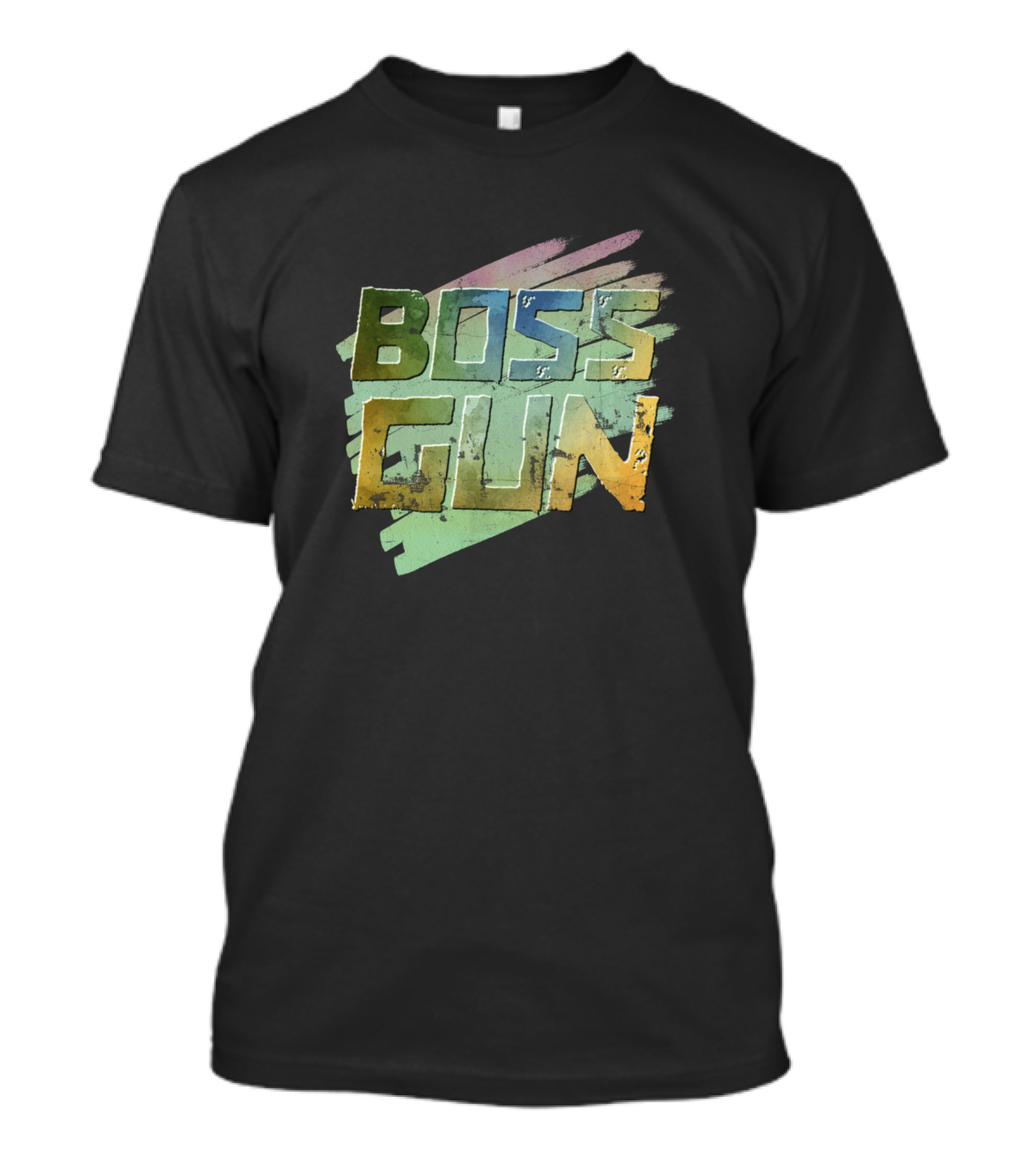 BOSS GUN Retro Graffiti T-Shirt