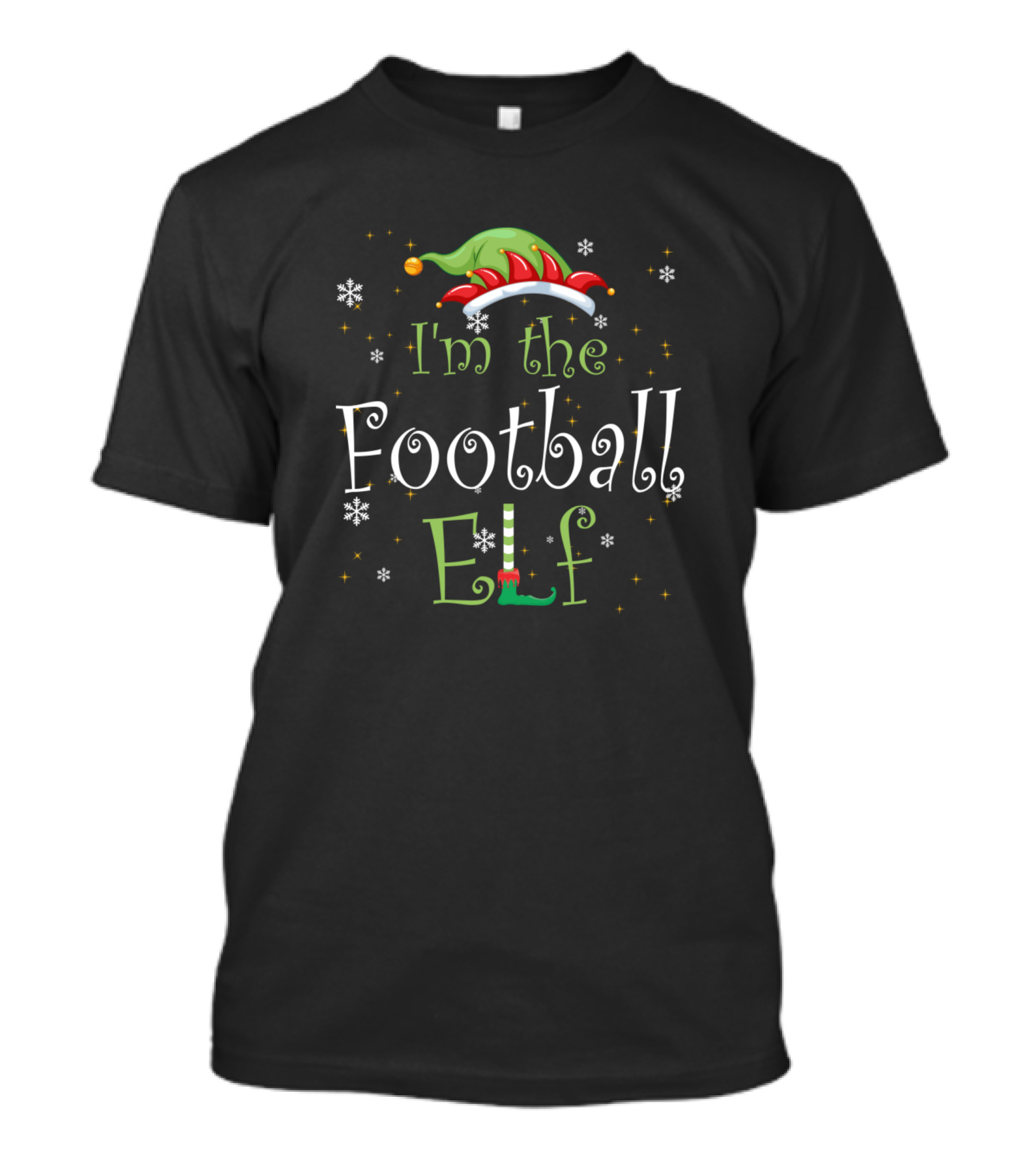 I'm The Football Elf Christmas Idea Xmas Family T-Shirt