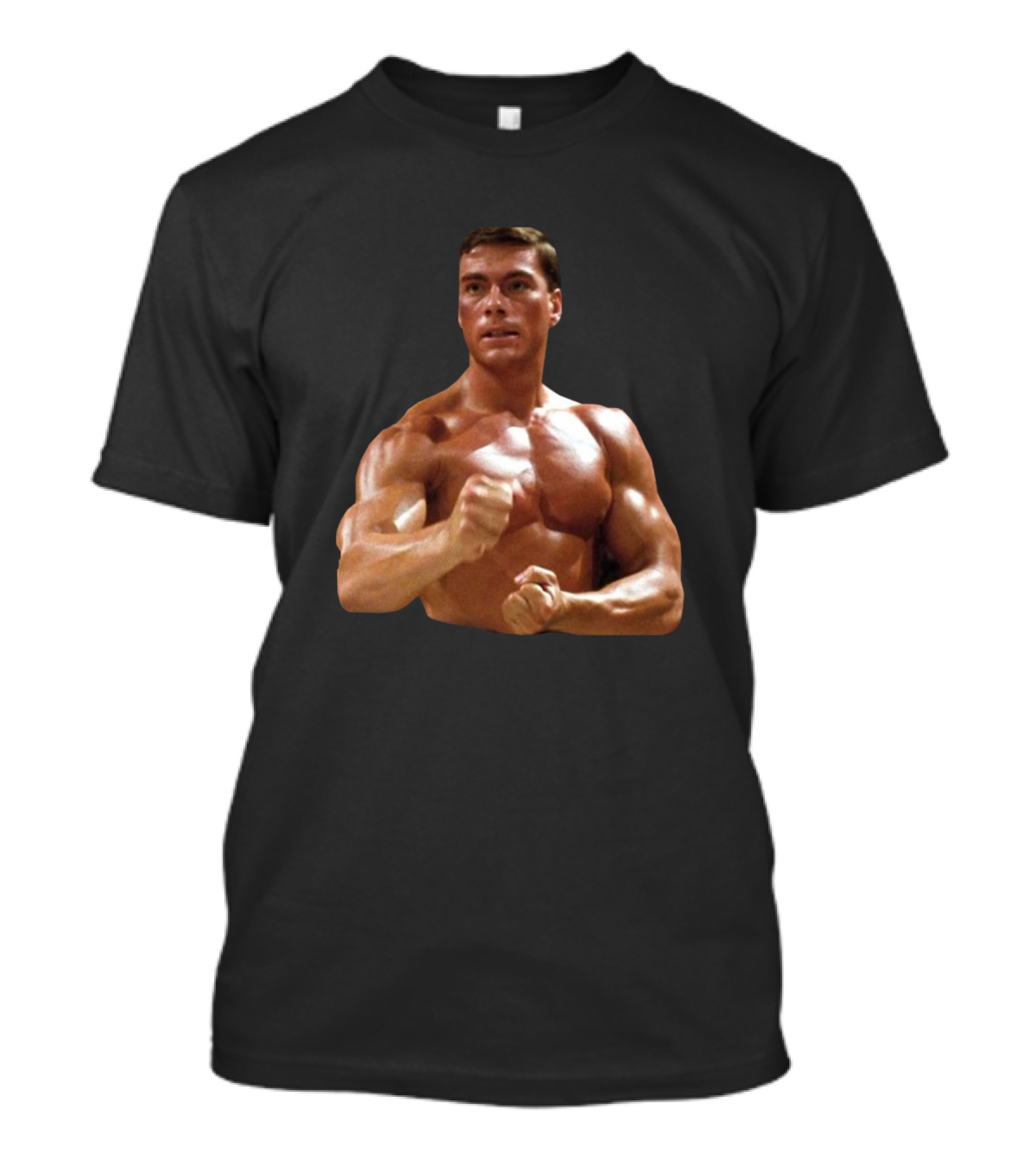 Jean Claude Van Damme Muscular Pose T-Shirt