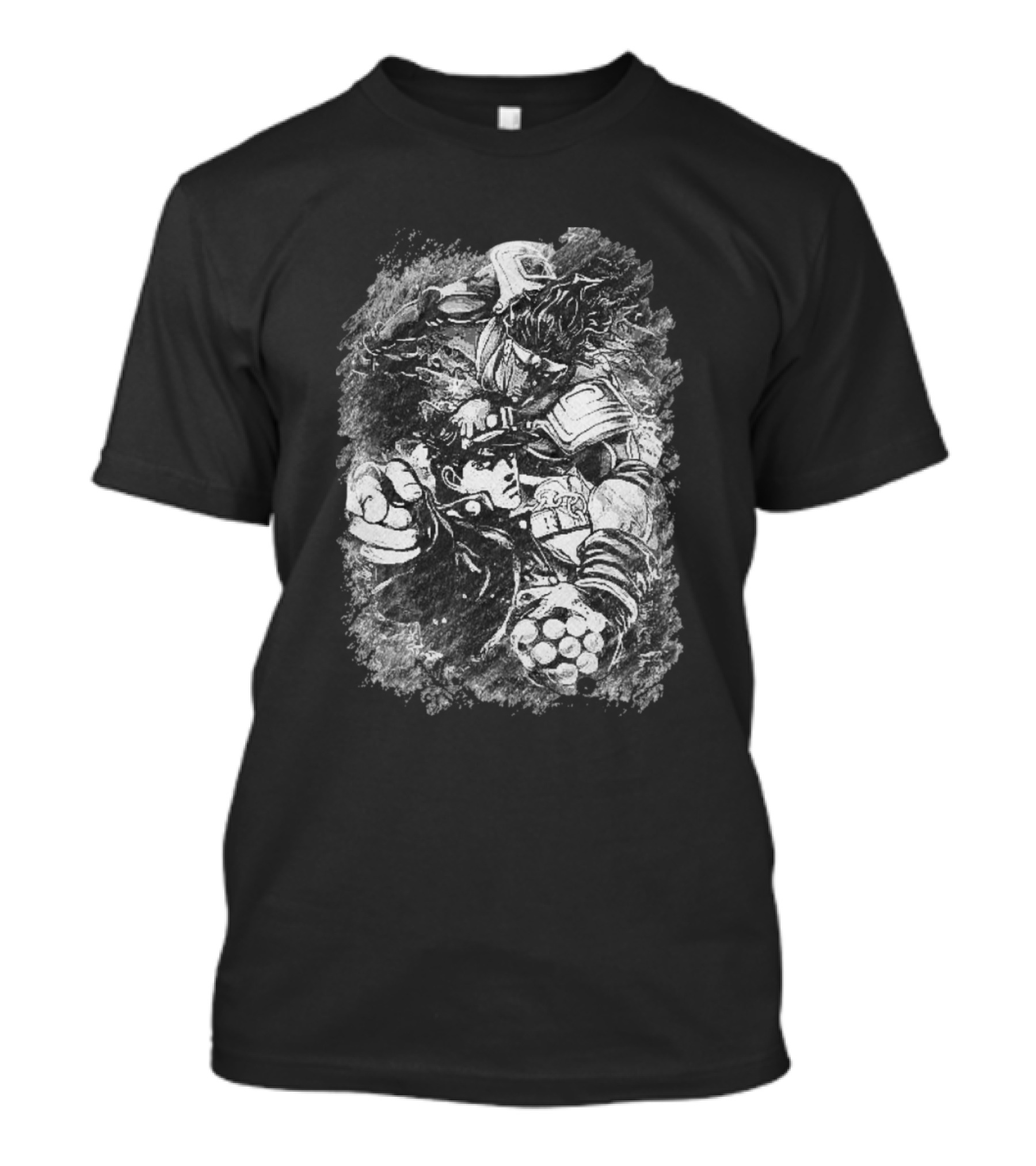 Jojo's Bizarre Adventure Dynamic Battle Pose Manga T-Shirt