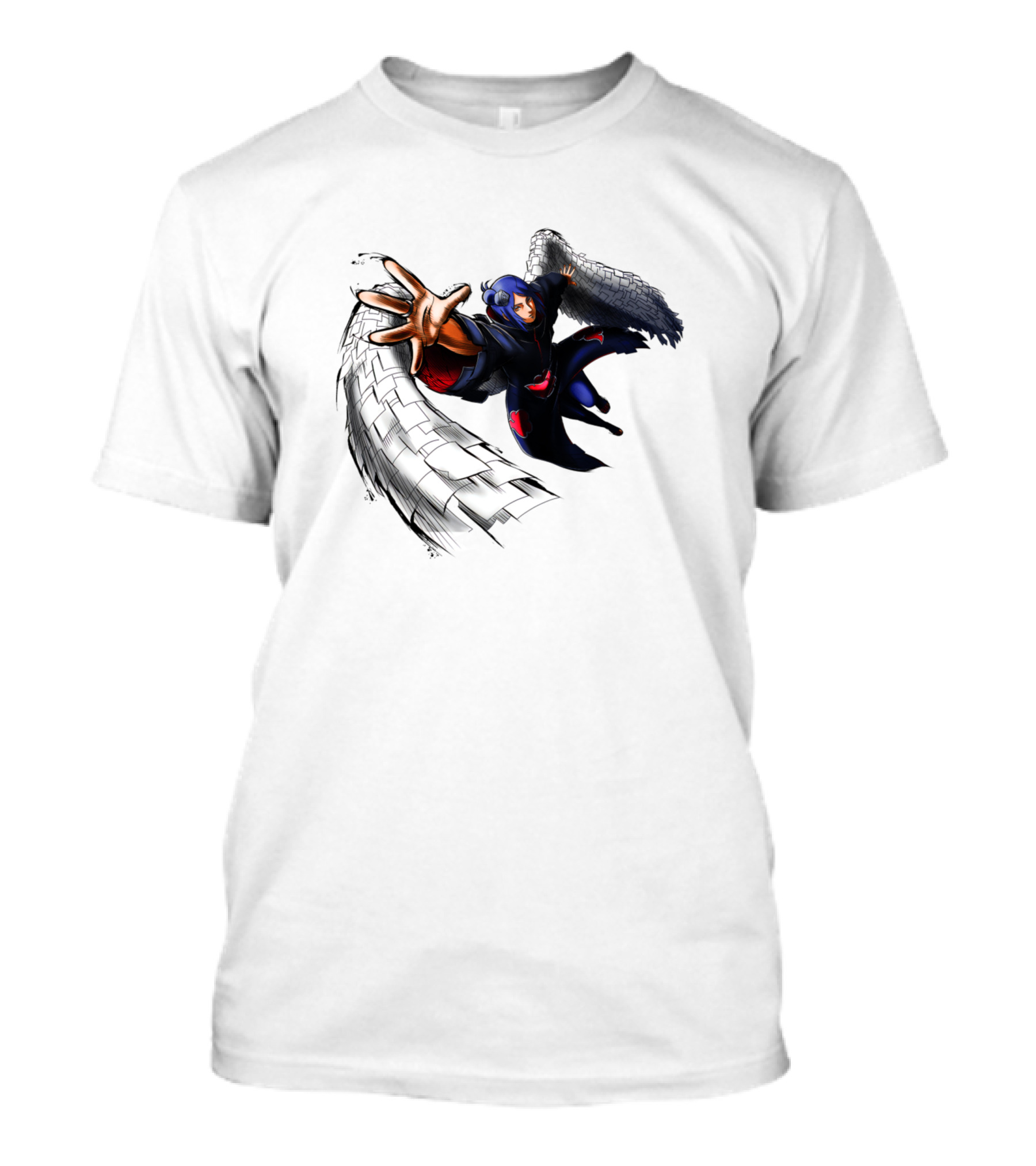 Konan Akatsuki Paper Jutsu Wings T-Shirt