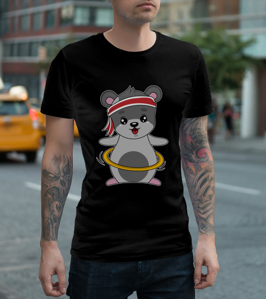One Thankful Dad Thanksgiving Day Family Hoop Bear T-Shirt