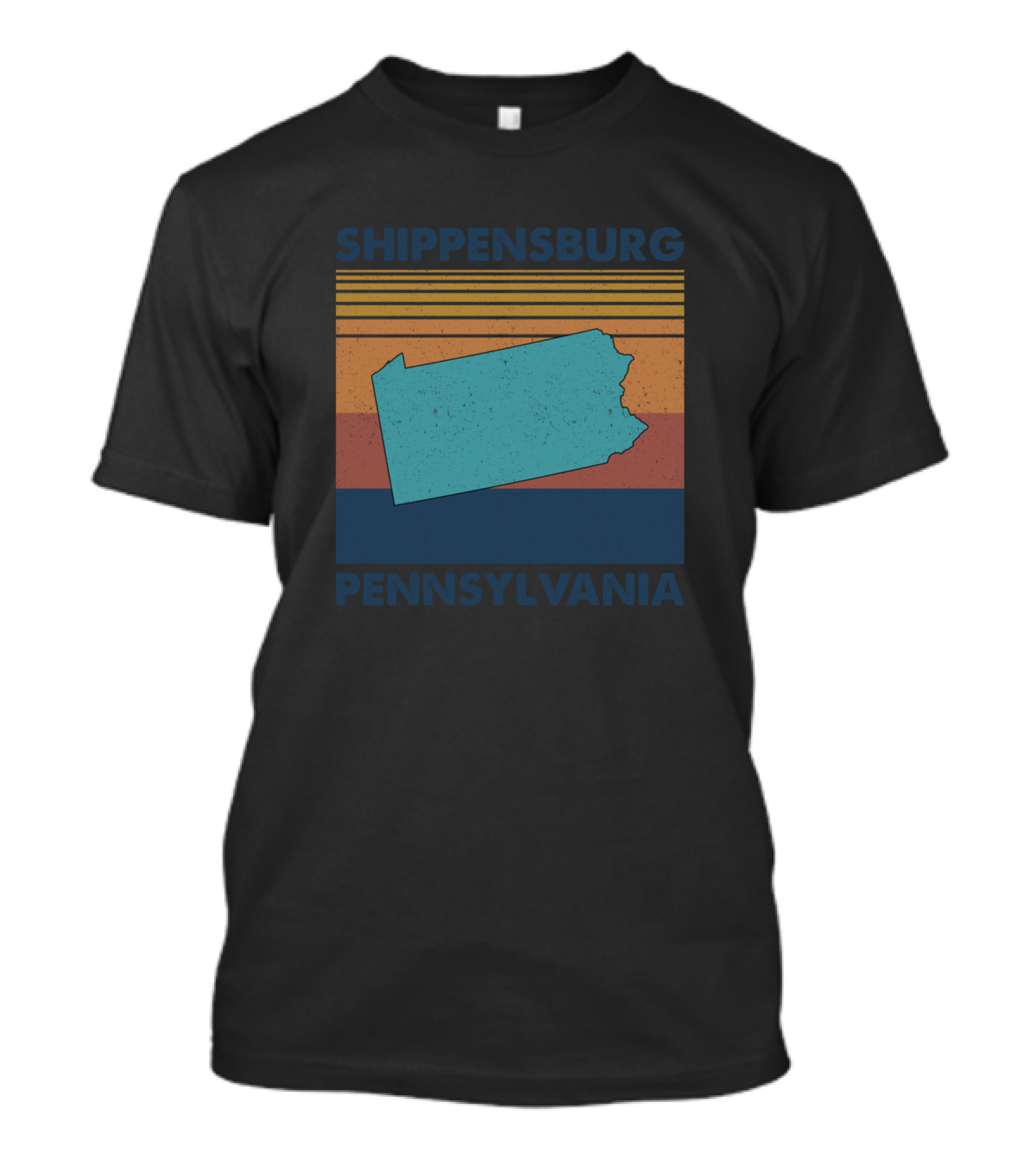 Shippensburg Pennsylvania Retro State T-Shirt