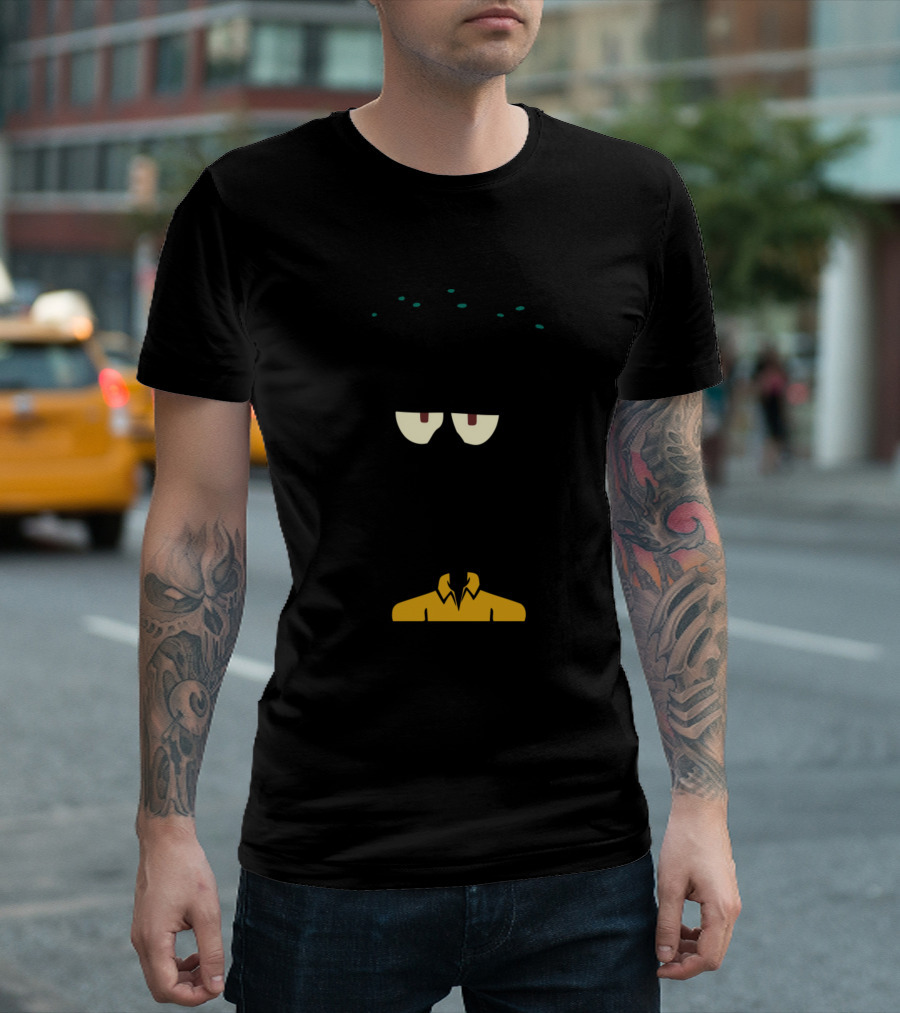 SpongeBob SquarePants Squidward Facial Expression T-Shirt
