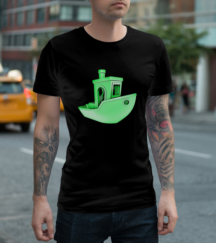 3D Benchy Boat For Makers T-Shirt