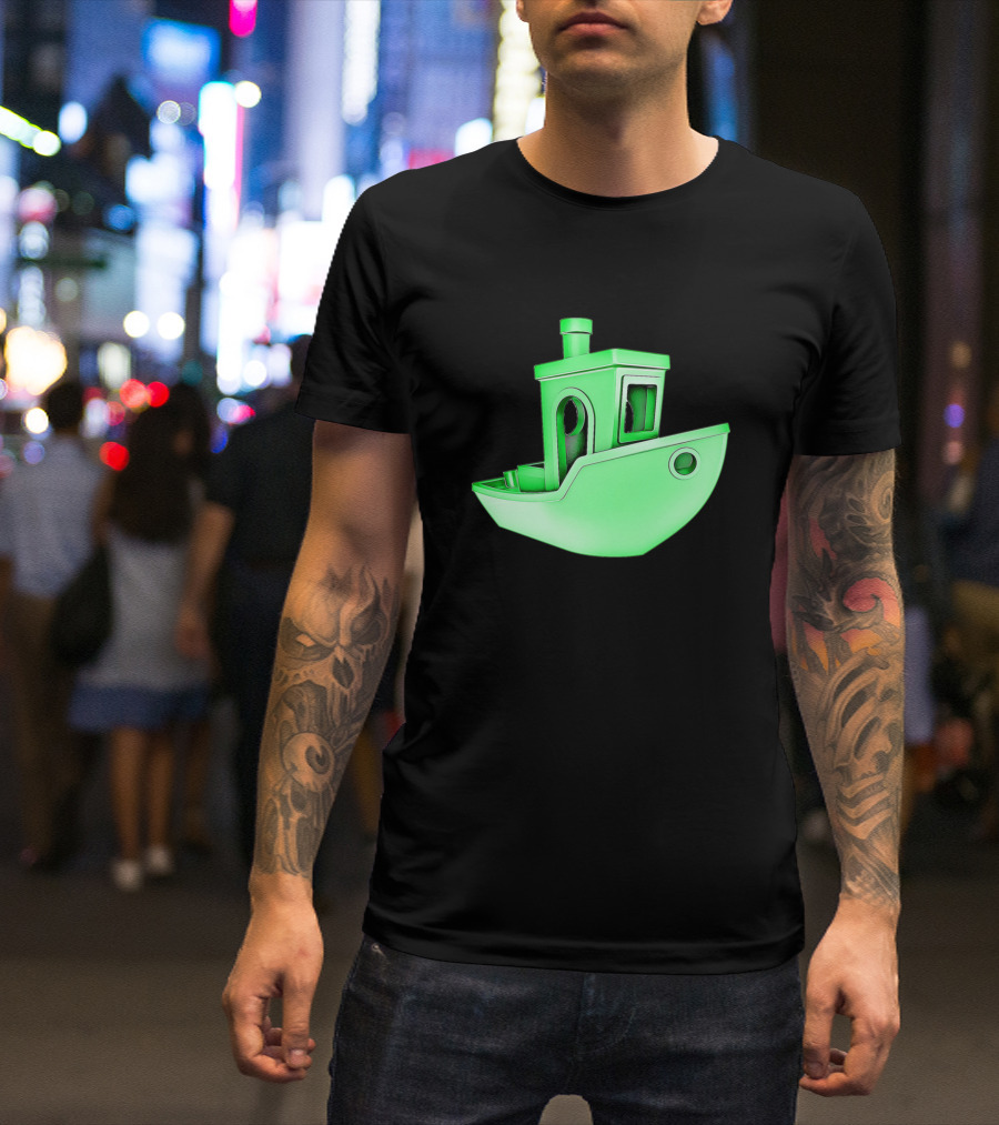 3D Benchy Boat For Makers T-Shirt
