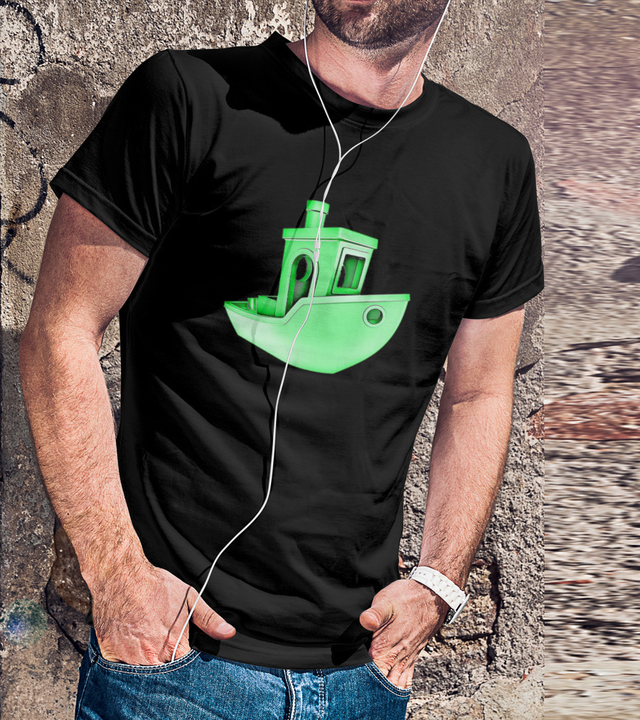 3D Benchy Boat For Makers T-Shirt
