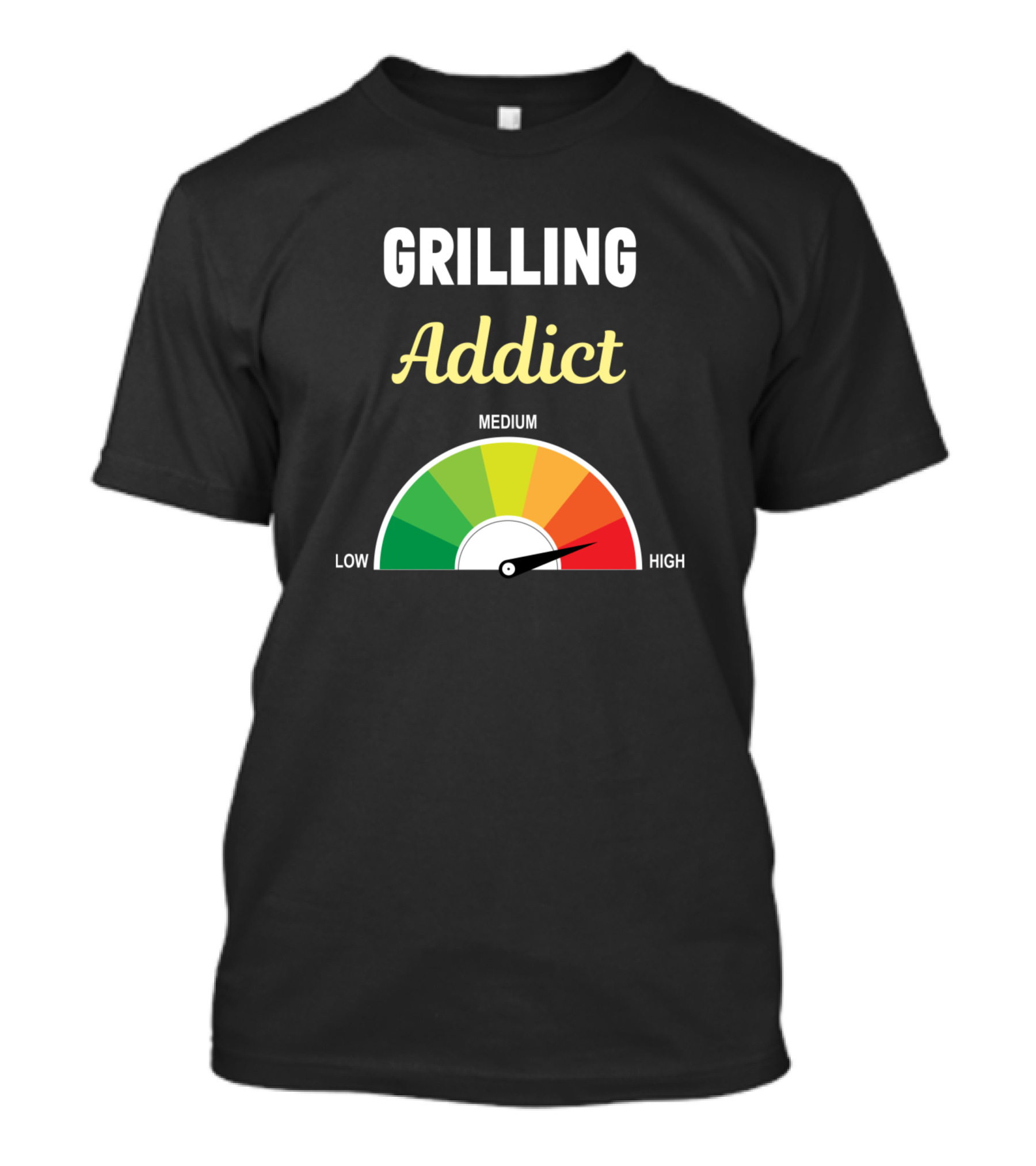 Grilling Addict High Gauge Low Medium T-Shirt