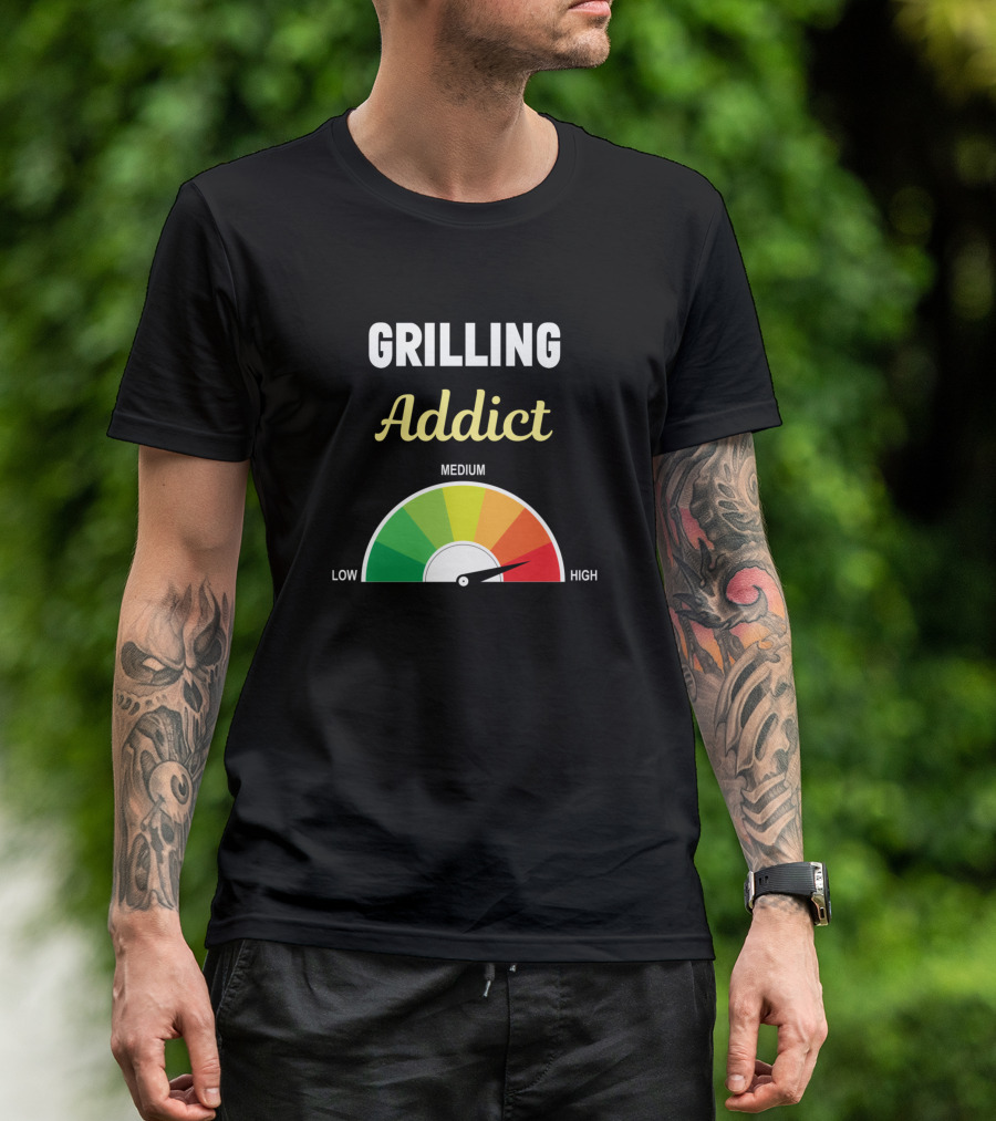 Grilling Addict High Gauge Low Medium T-Shirt