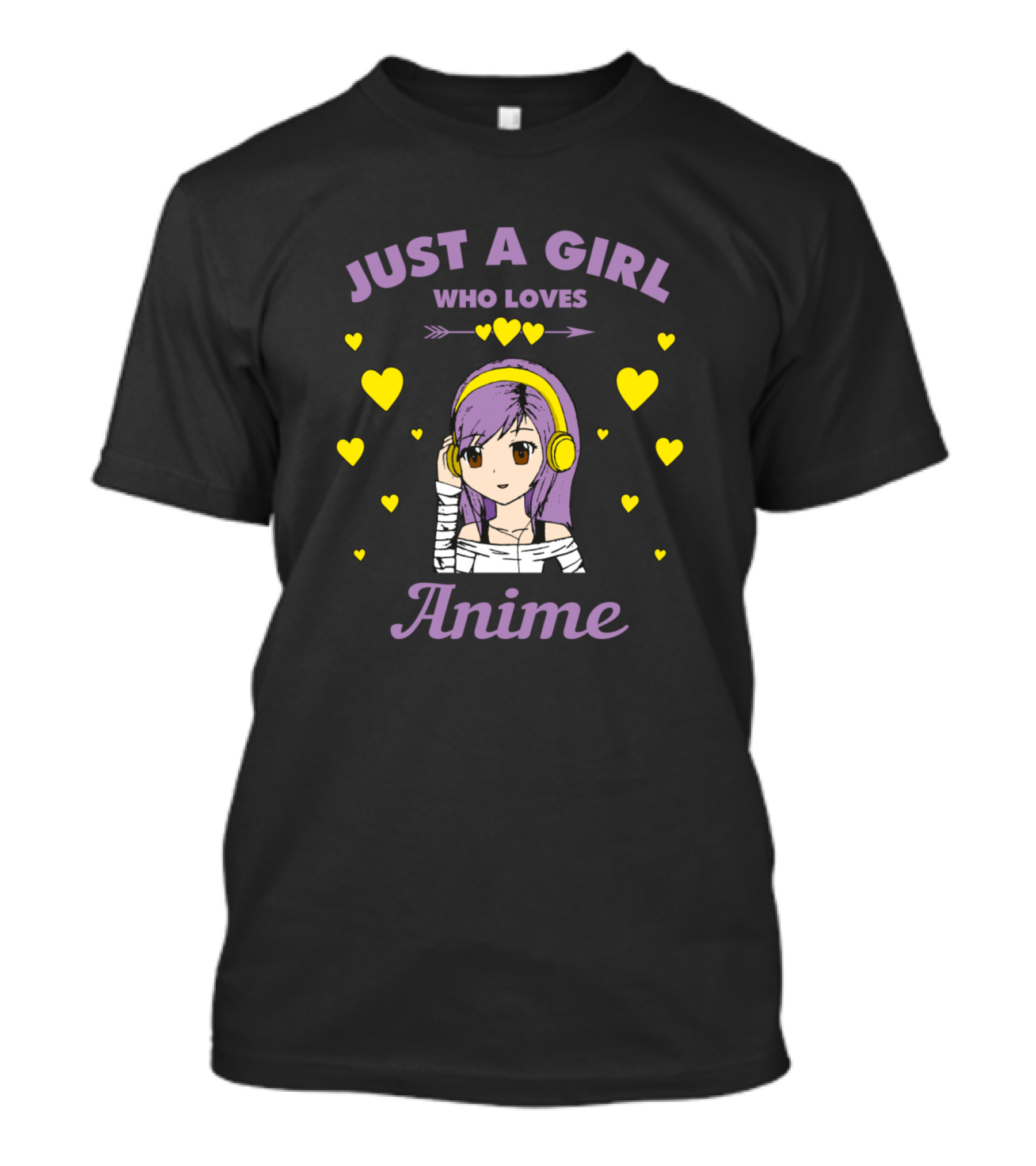 Anime Girl Kawaii Just A Girl Who Loves Anime Manga Lover Girl T-Shirt
