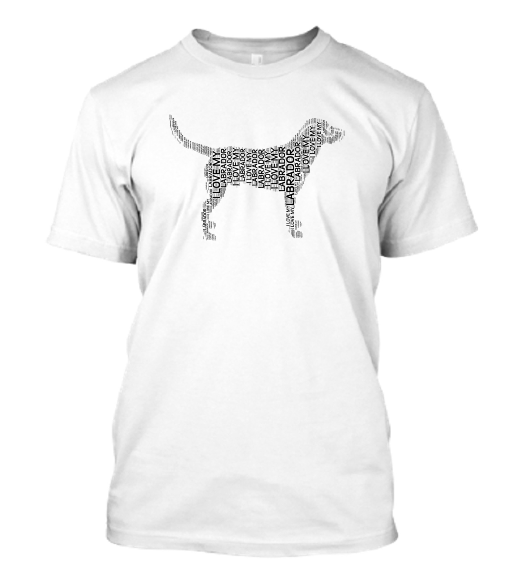 Black Labs Dog Labrador Retriever I Love My Labrador T-Shirt