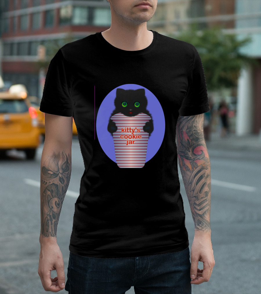 Kitty's Cookie Jar Cat Kit T-Shirt