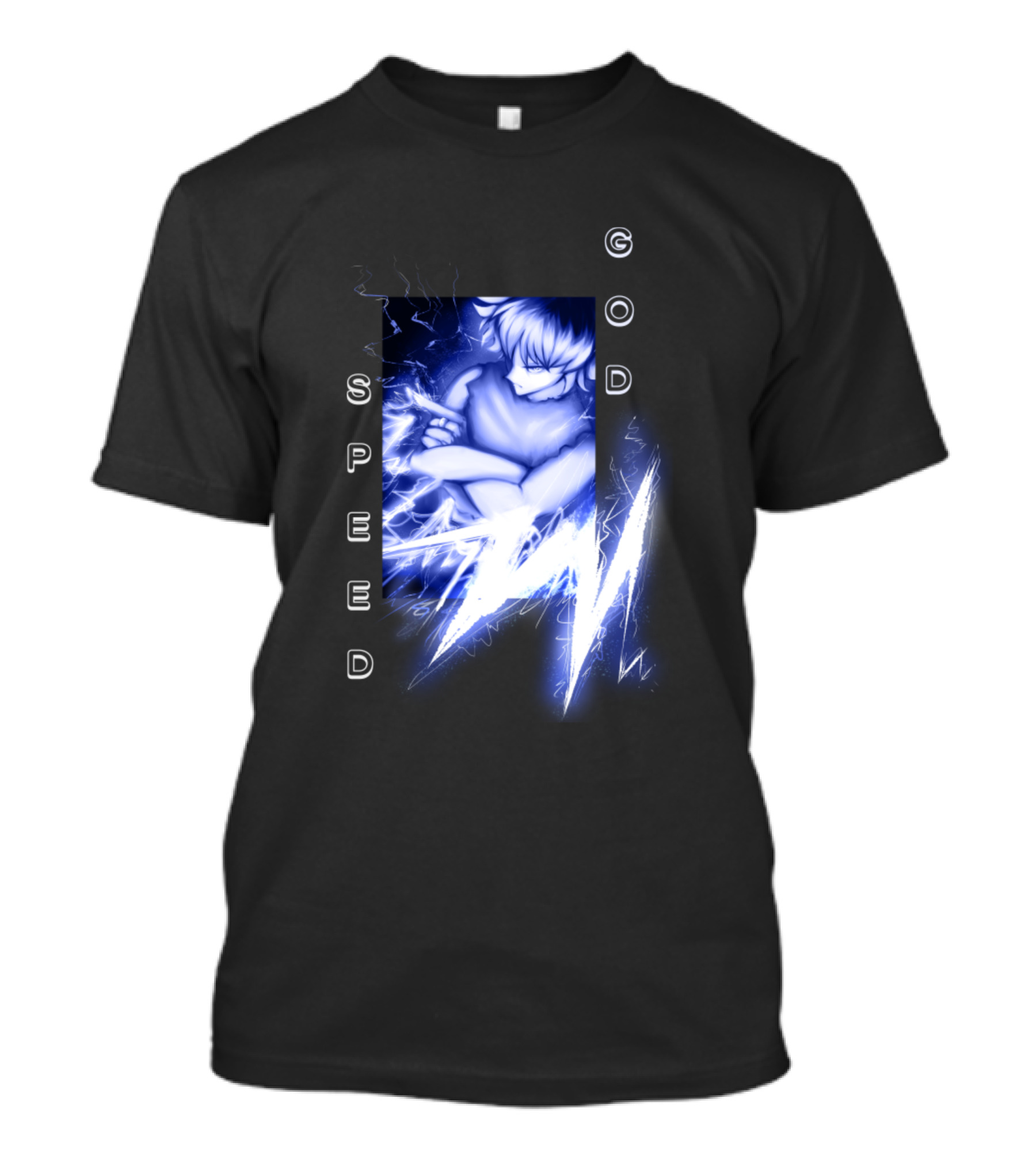 Killua Zoldyck Godspeed Lightning Power Burst T-Shirt