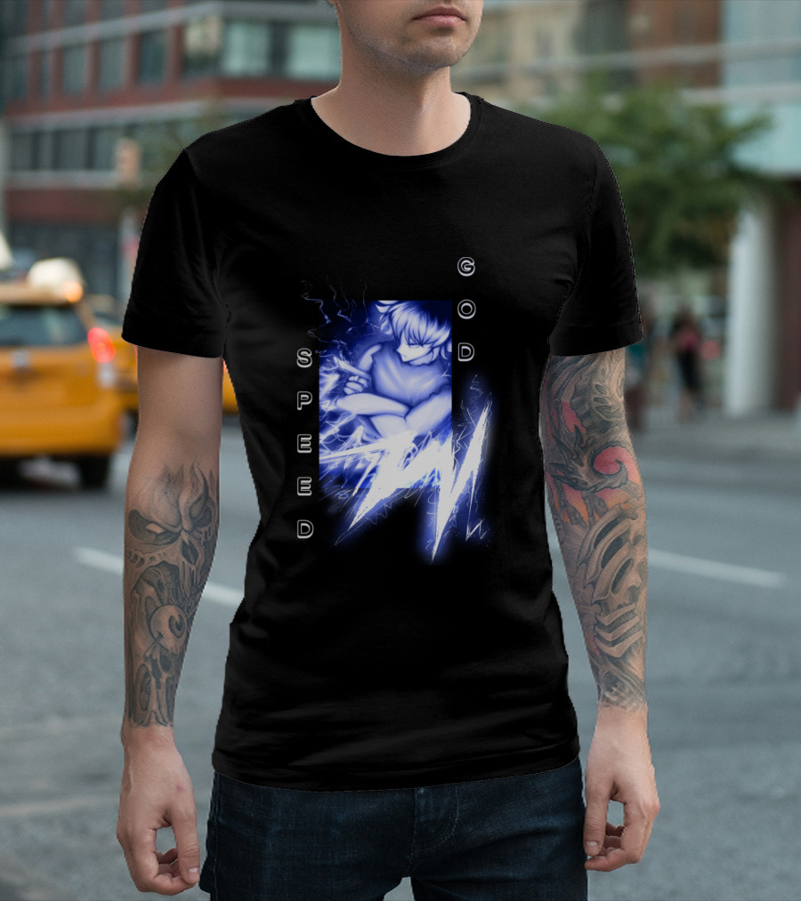 Killua Zoldyck Godspeed Lightning Power Burst T-Shirt