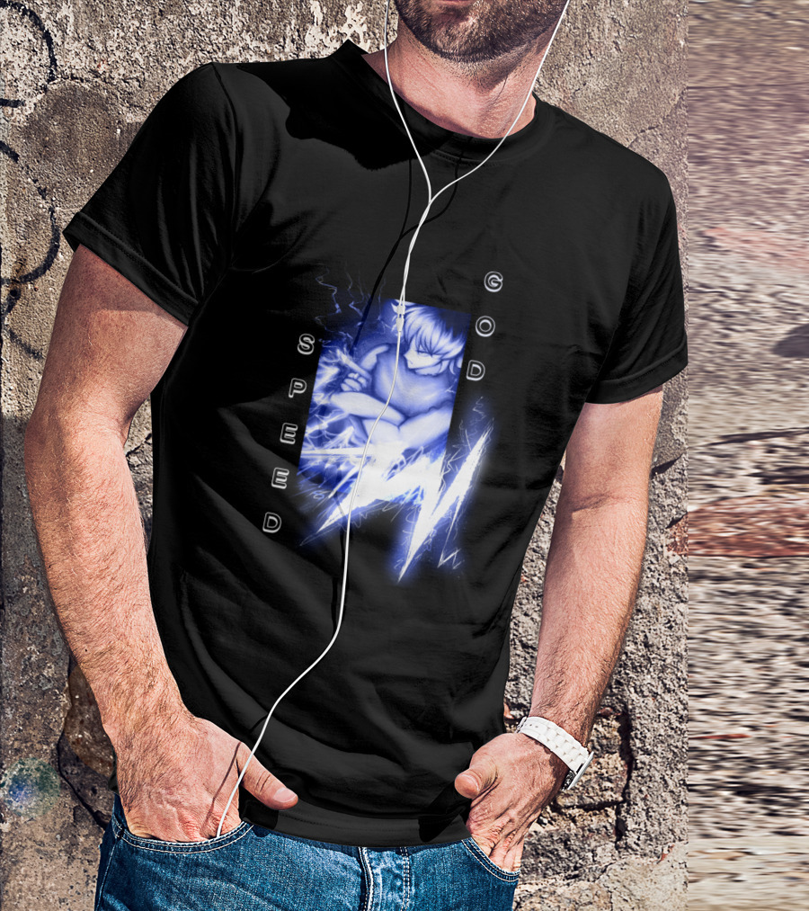 Killua Zoldyck Godspeed Lightning Power Burst T-Shirt