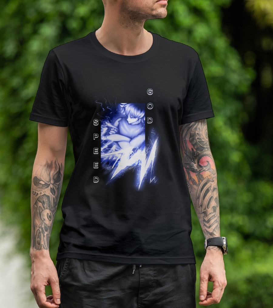 Killua Zoldyck Godspeed Lightning Power Burst T-Shirt
