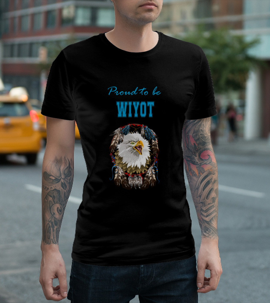 Proud To Be Wiyot Eagle Feathers T-Shirt