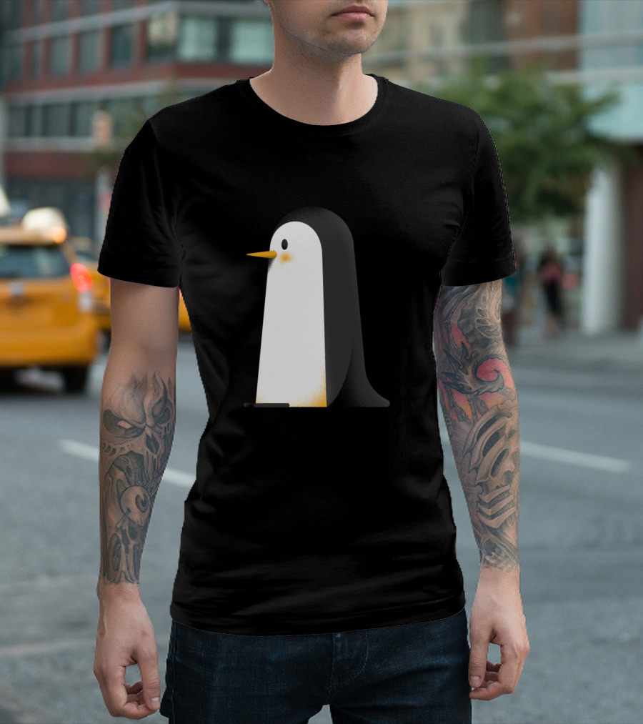Pingu Cartoon Penguin Minimalist Ruby T-Shirt