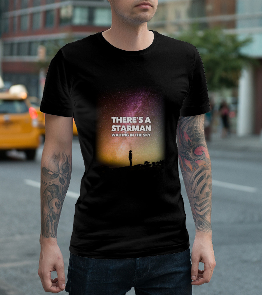 THERE'S A STARMAN WAITING IN THE SKY T-Shirt
