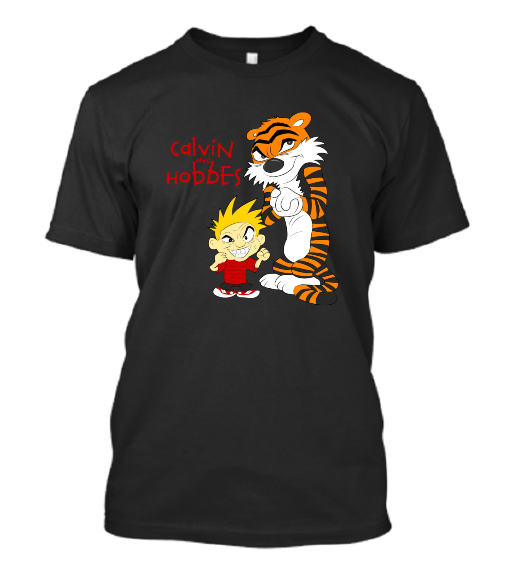 Calvin And Hobbes Mischievous Smirk T-Shirt