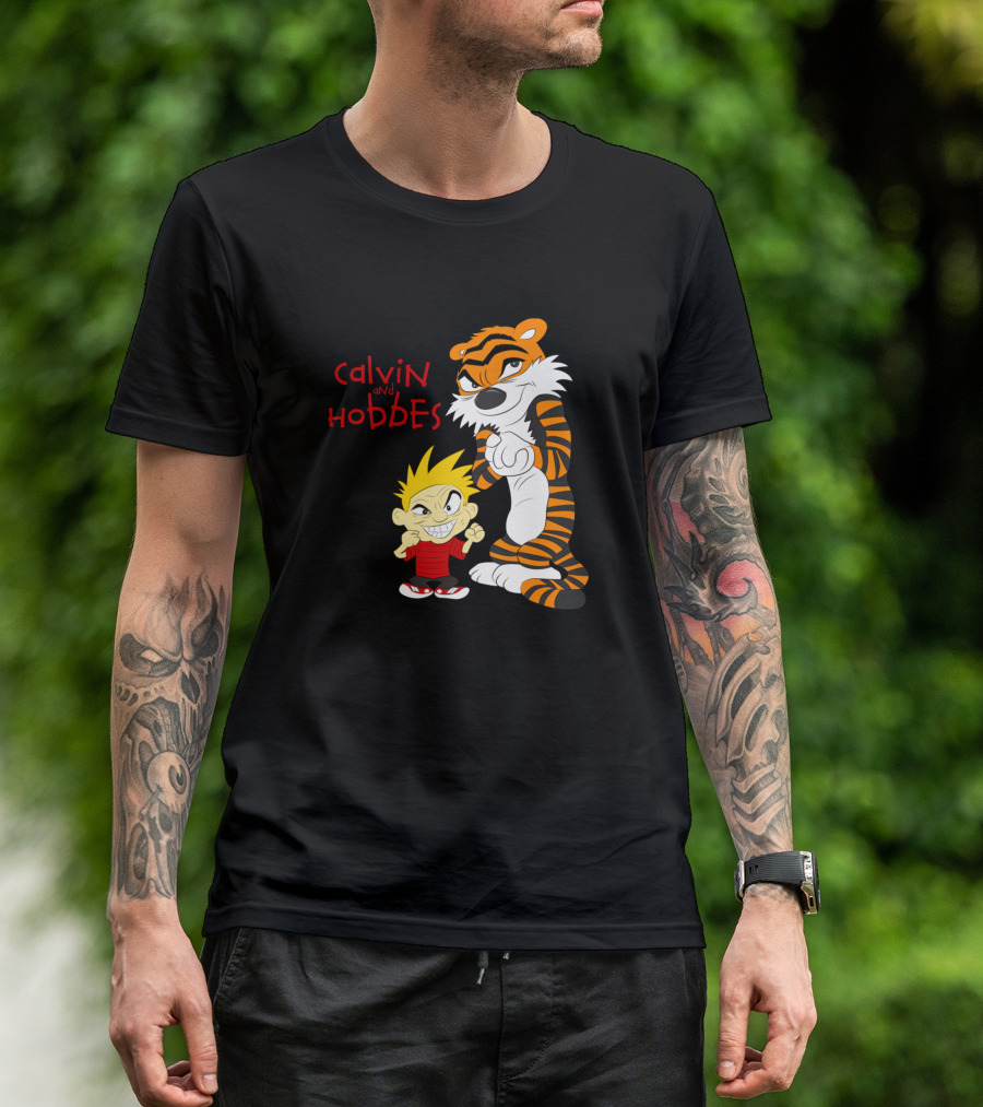 Calvin And Hobbes Mischievous Smirk T-Shirt