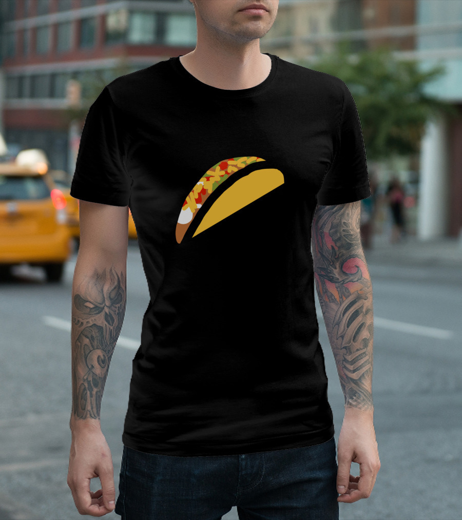 It Is A Taco Black Background Iconic Taco T-Shirt