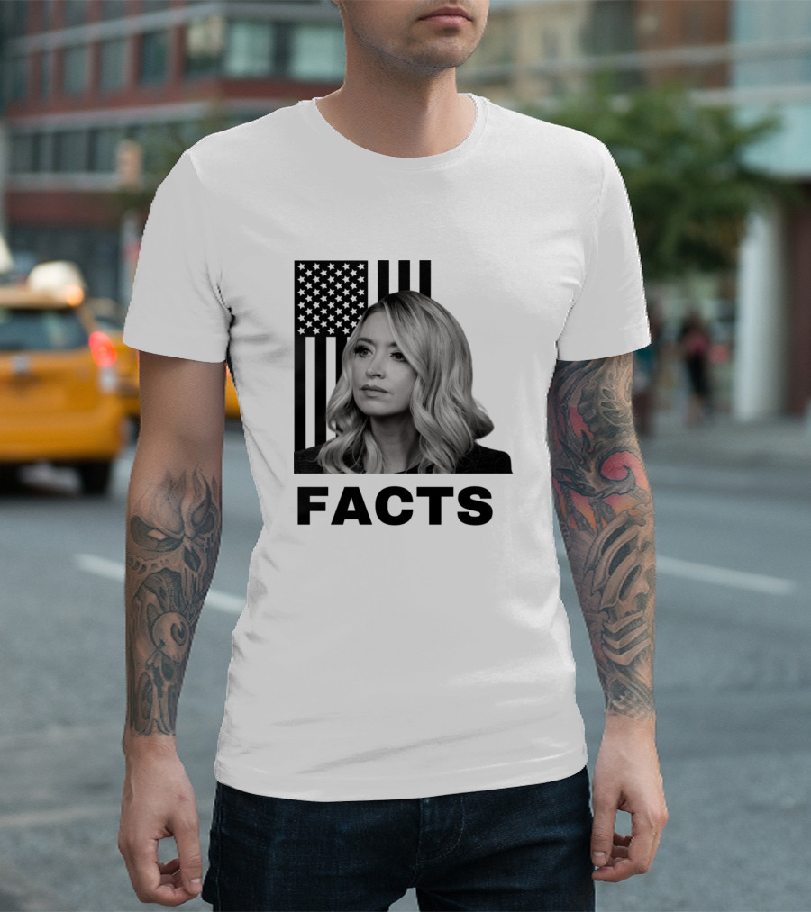 Kayleigh Mcenany Facts America Flag T-Shirt